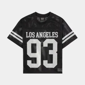 Los Angeles Mesh Mens Jersey (Black/White) Clean Structure Chill Days