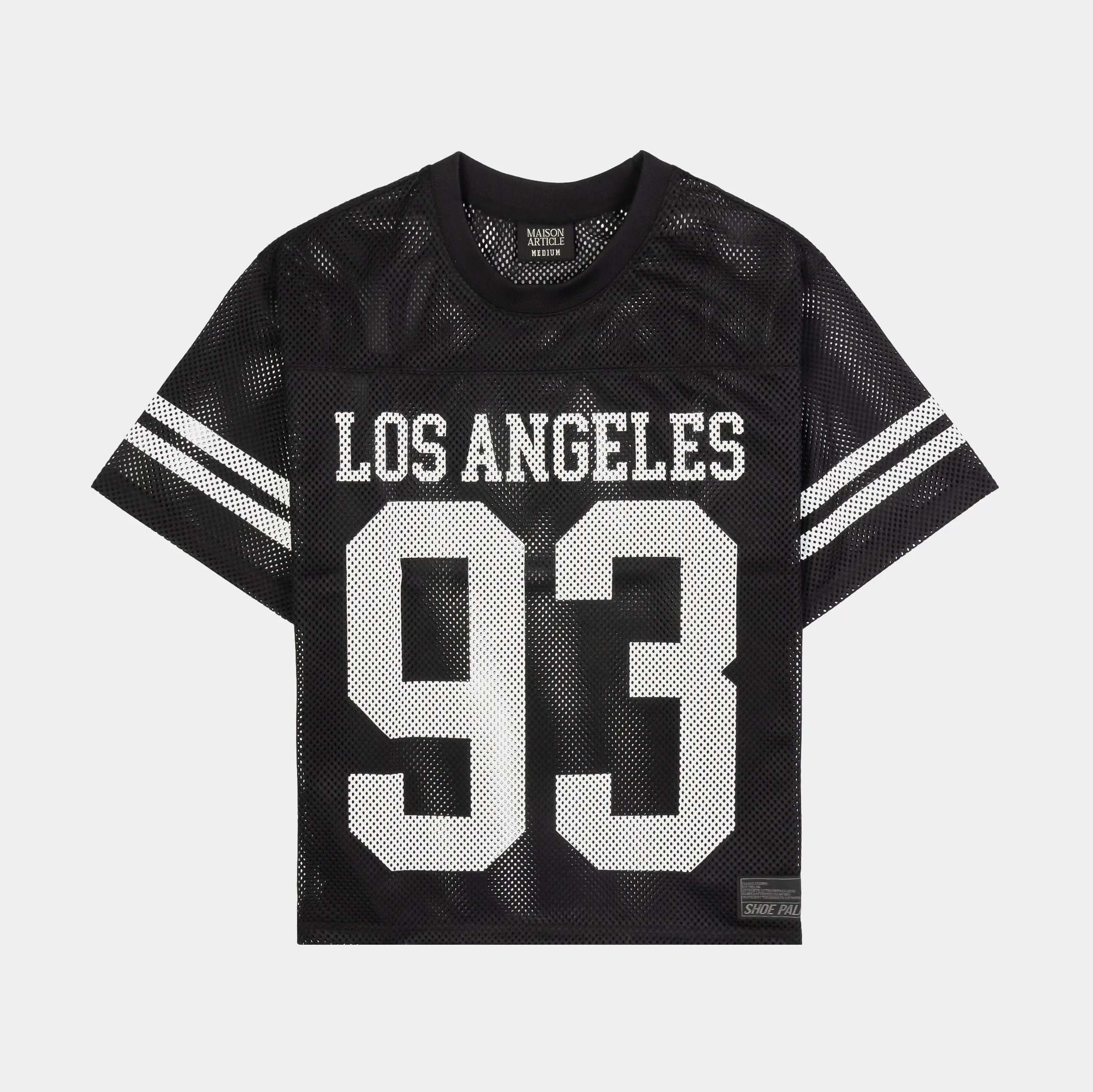 Los Angeles Mesh Mens Jersey (Black/White) Clean Structure Chill Days