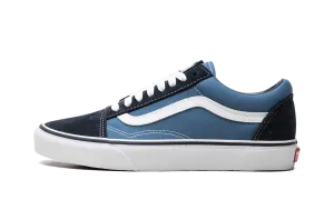 Clean White Moon Walk Old Skool "Navy Blue"