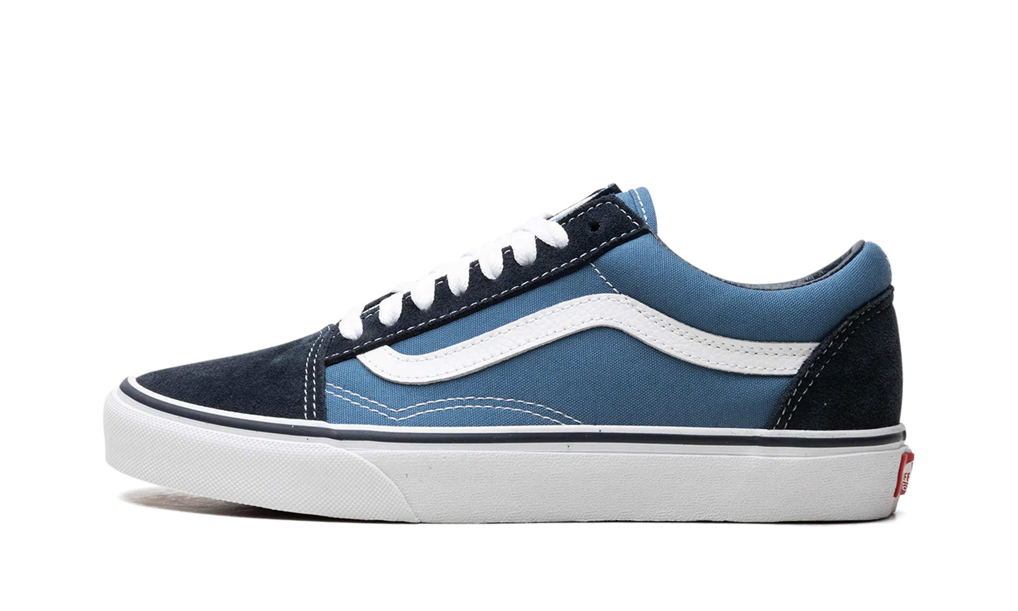 Clean White Moon Walk Old Skool "Navy Blue"