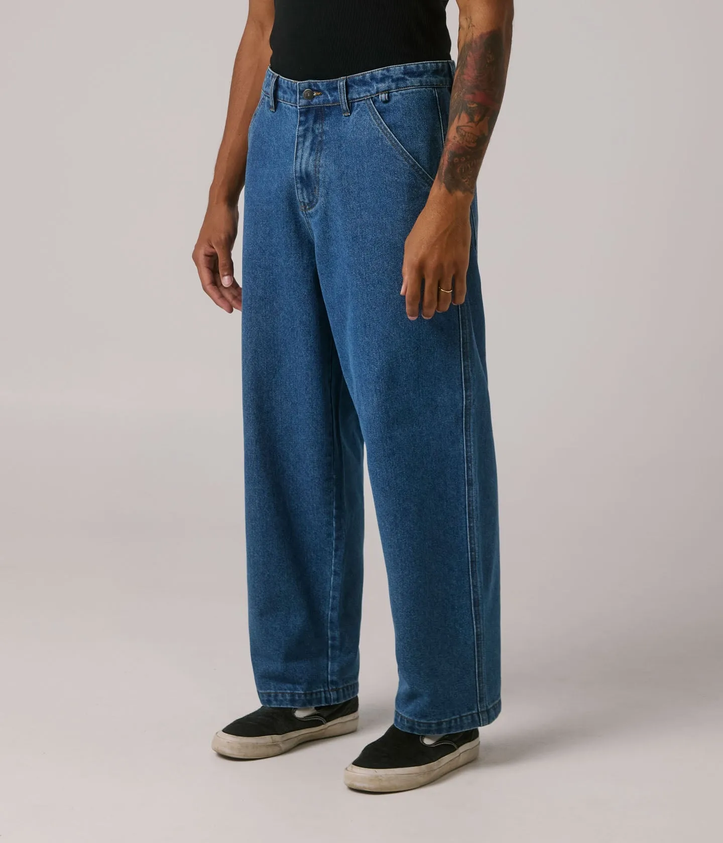 REYNOLDS DENIM PANT // WORN BLUE Utility Ready