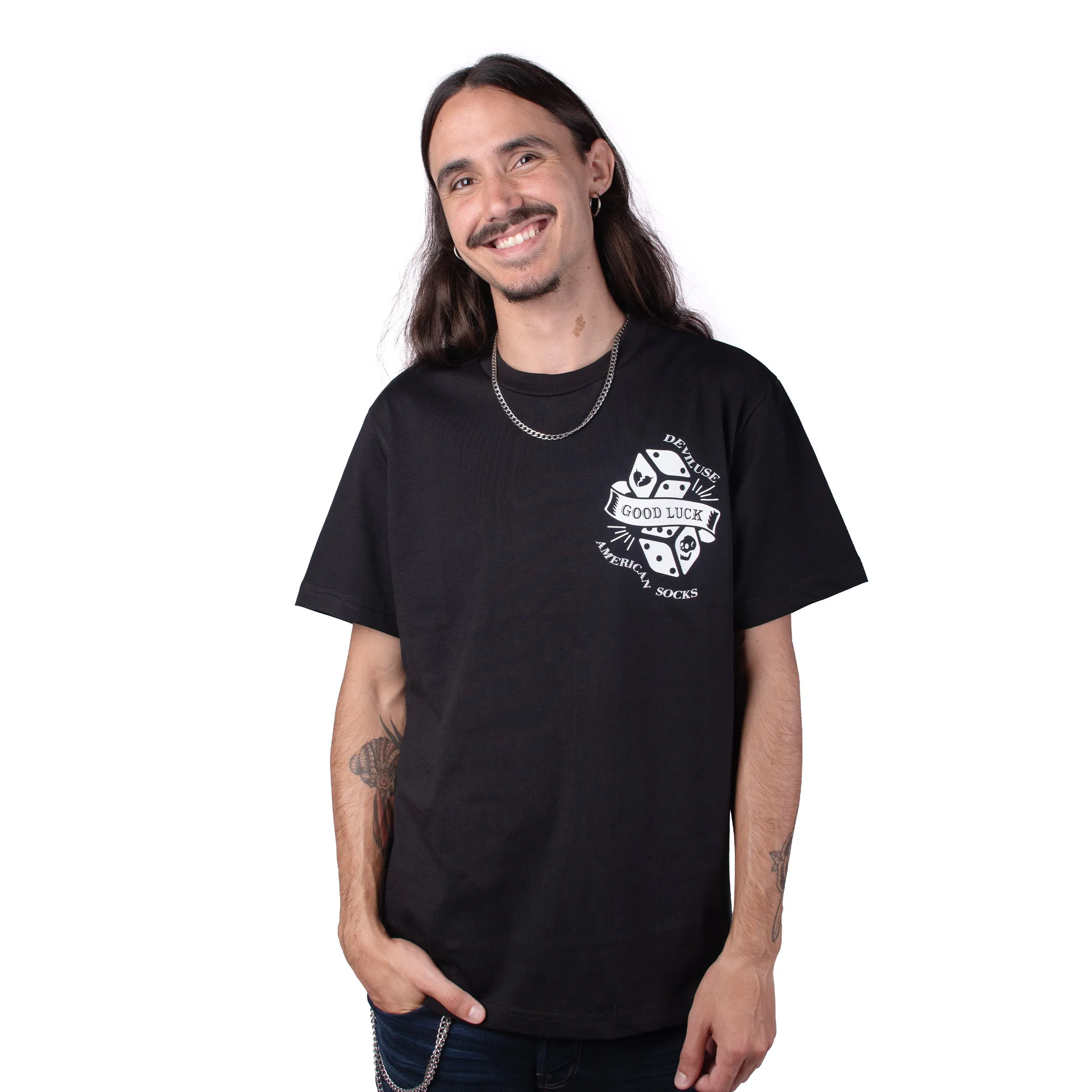 WrinkleResistant Texture regular but not boring Good Luck - T-Shirt