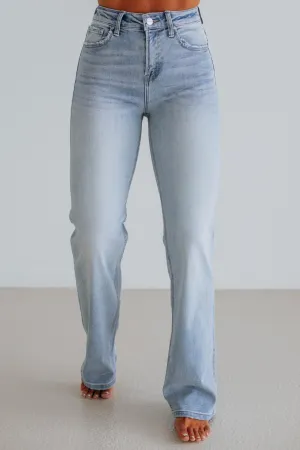 Maranie Risen Jeans - Light Wash Routine Wear