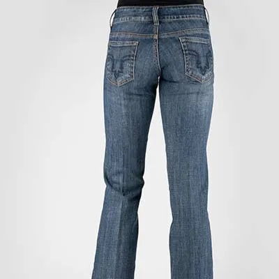 Streetwear Fan Family Style Stetson Women's No. 816 Classic Bootcut Jean in Medium Wash