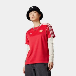 Manchester United Terrance Icons Mens Jersey (Red/Black) Soft Inner Lining