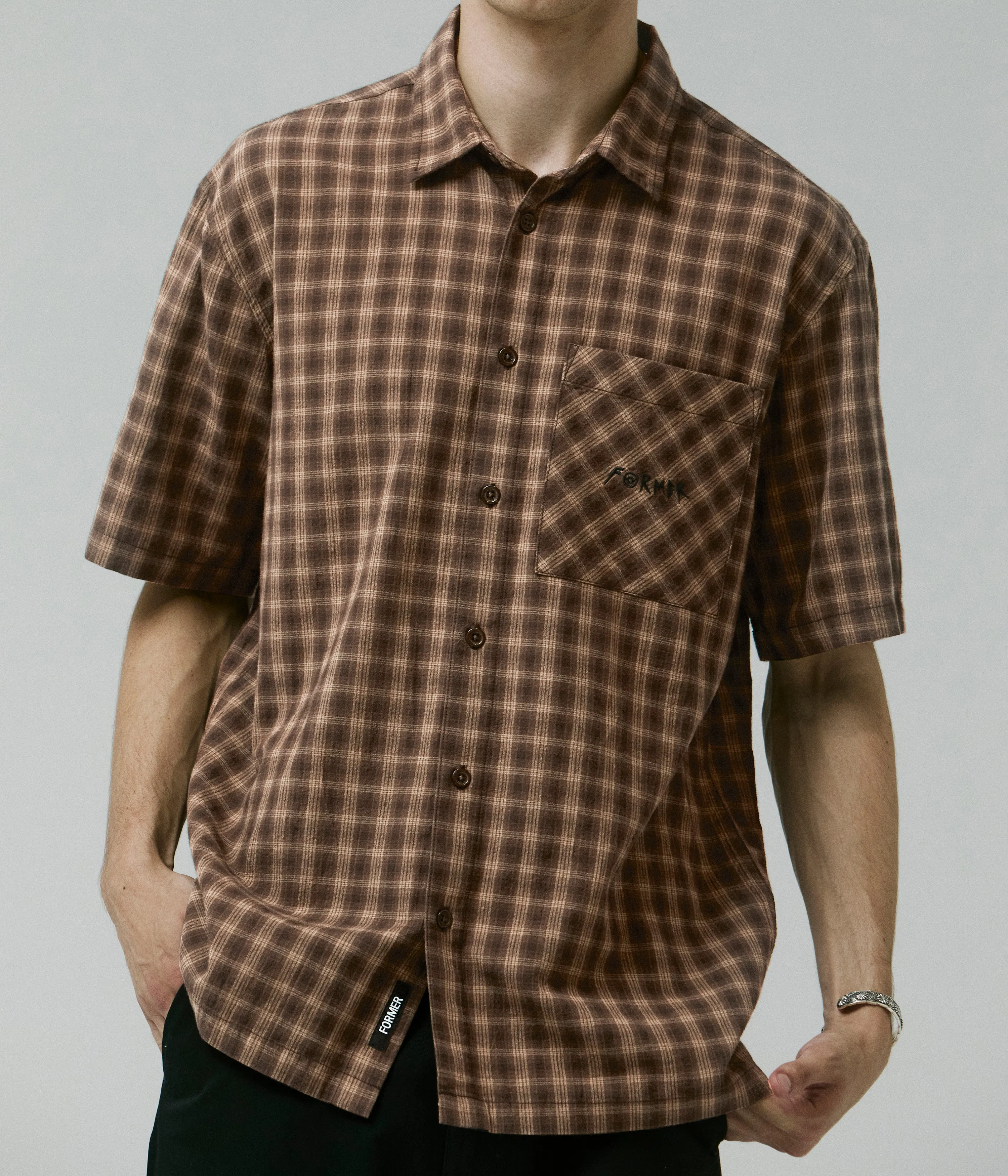 MANNERS CHECK SS SHIRT // BARK Comfy Apparel
