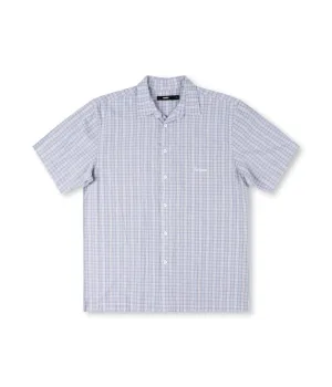MANNERS CHECK SS SHIRT // BLUE Easy Comfort Fit Comfort