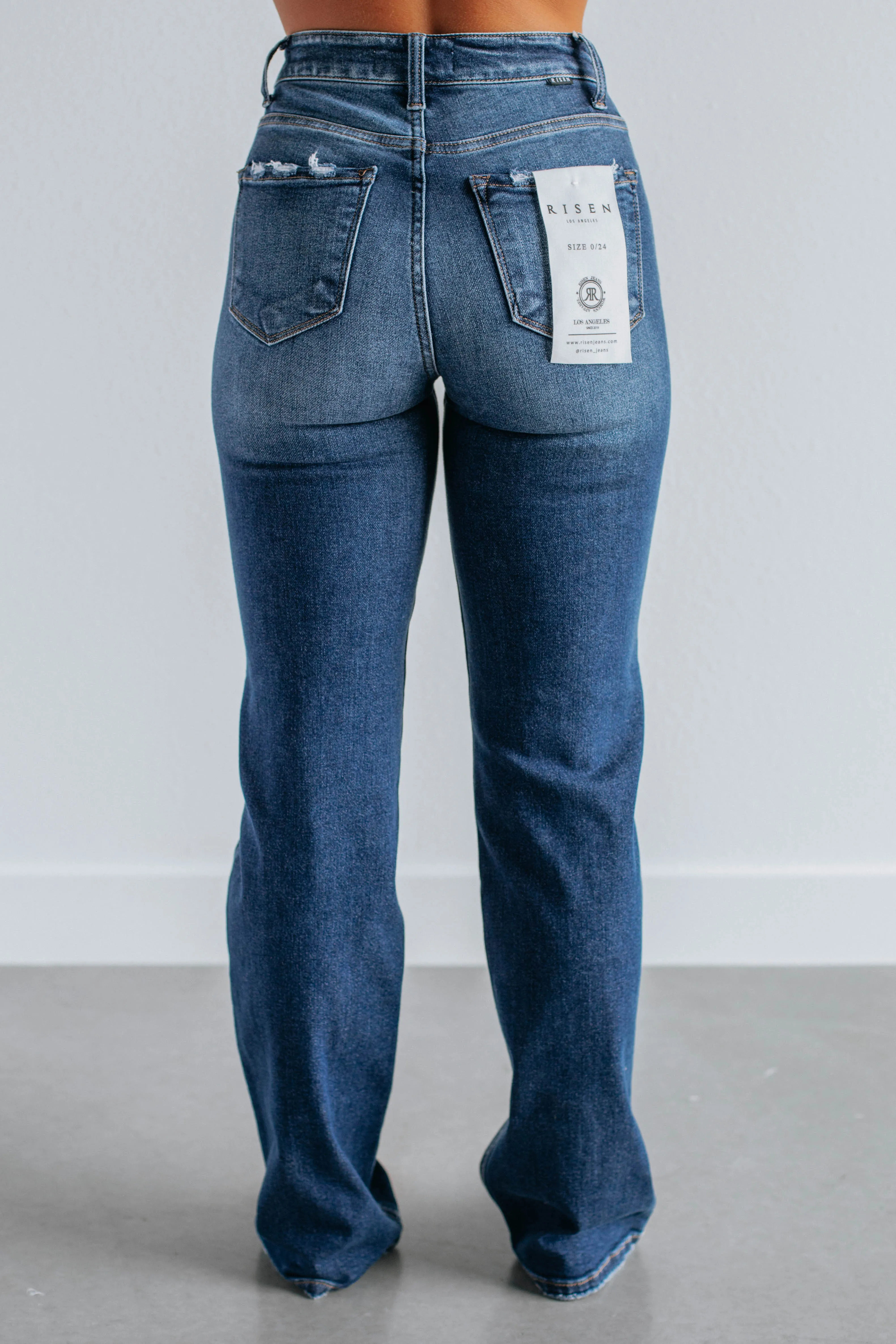 Maranie Risen Jeans - Dark Wash Soft Stretch