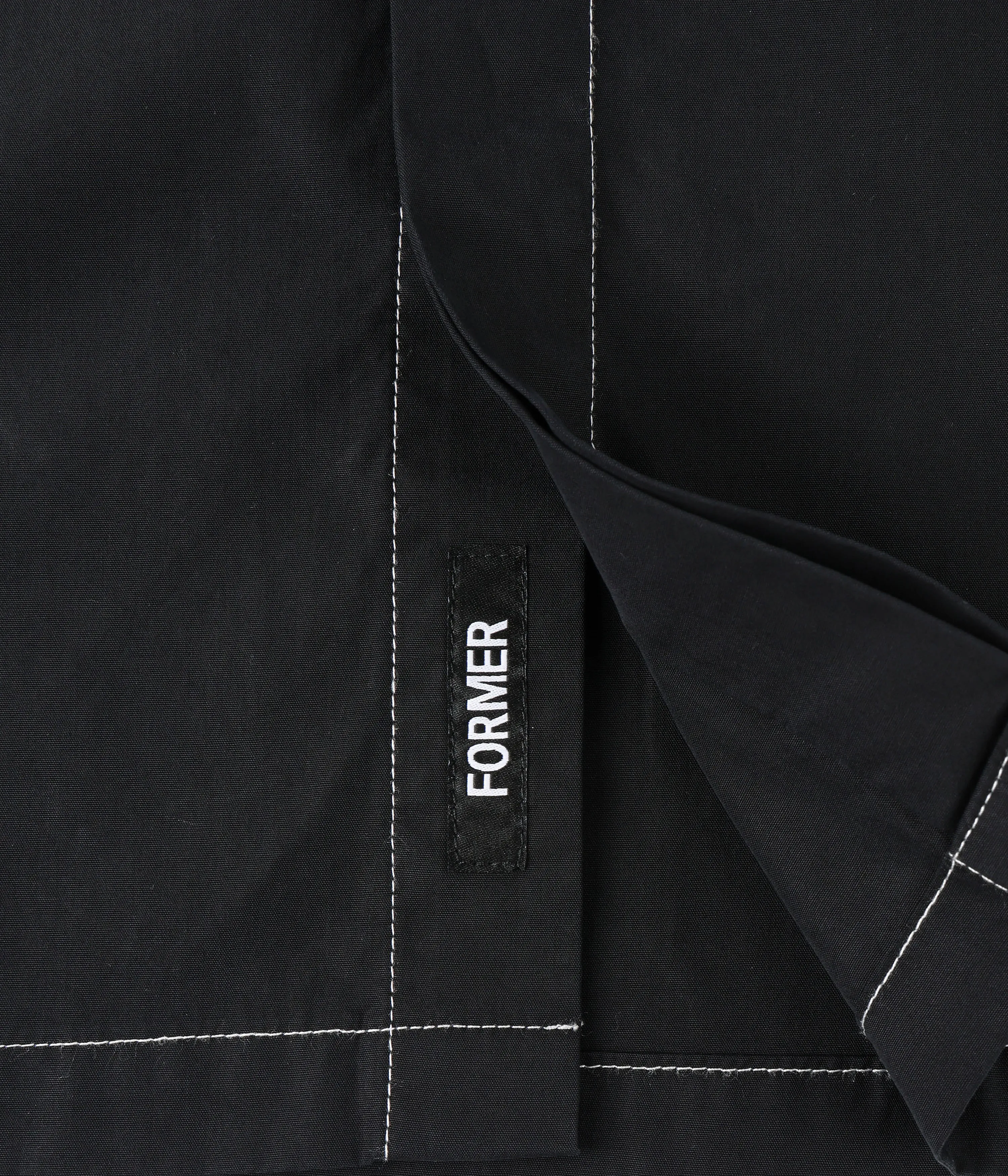 MARILYN CONTRAST SS SHIRT // BLACK ThermoregulatingFabric Fun Style