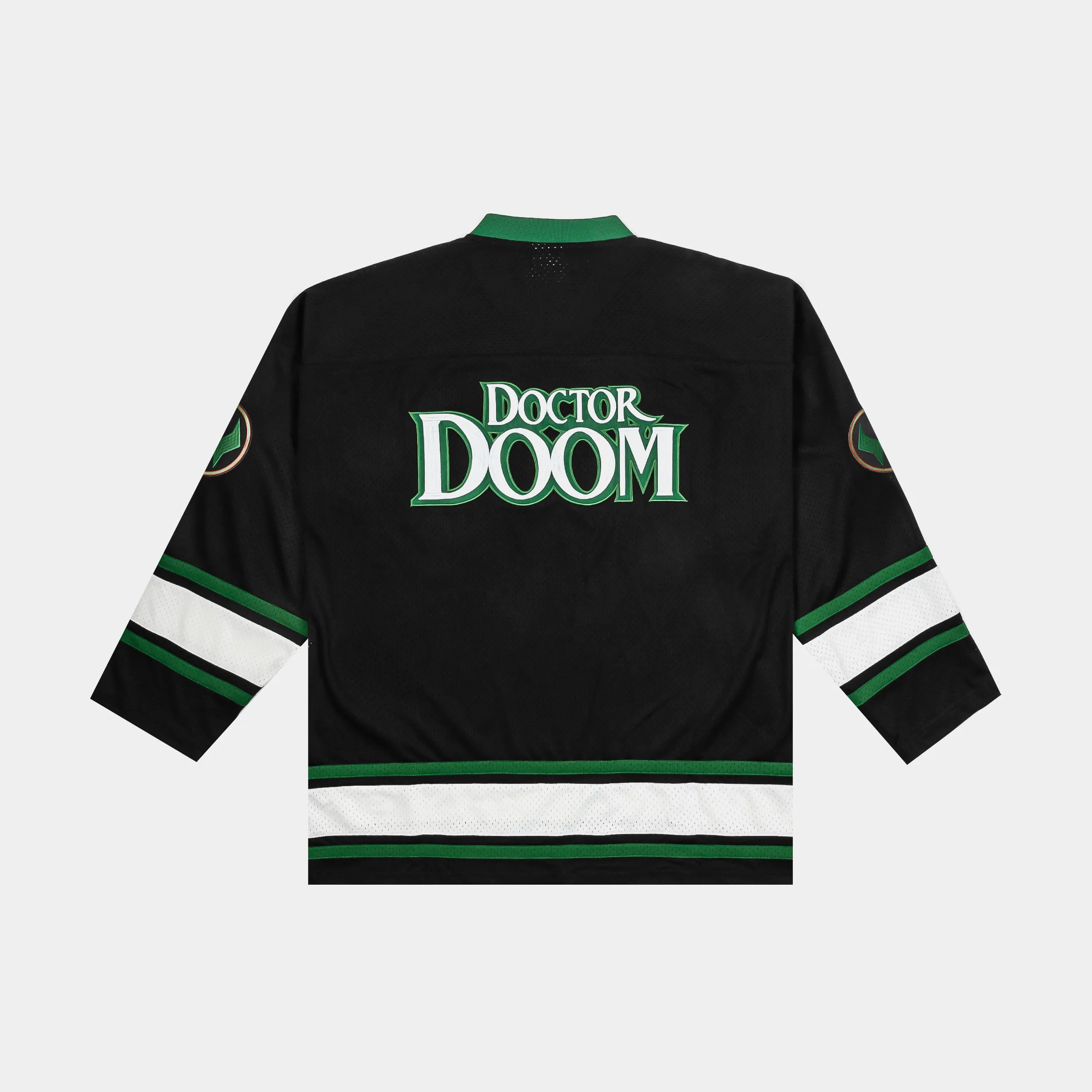 Marvel By Shoe Palace Doctor Doom Hockey Mens Jersey (Black/Green) Eco Friendly Dye Performance Apparel