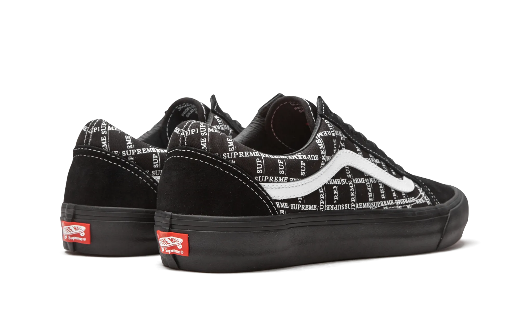 Old Skool Pro "Supreme Grid Black" White Clean Thermoregulating Insole