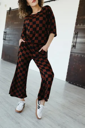 Versatile Waist Everyday Comfort Fit Maxamillion Checkered Set
