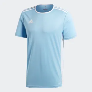 adidas ENTRADA 18 Soccer Jersey | Clear Blue | Men's Motion Line Oversized Fit