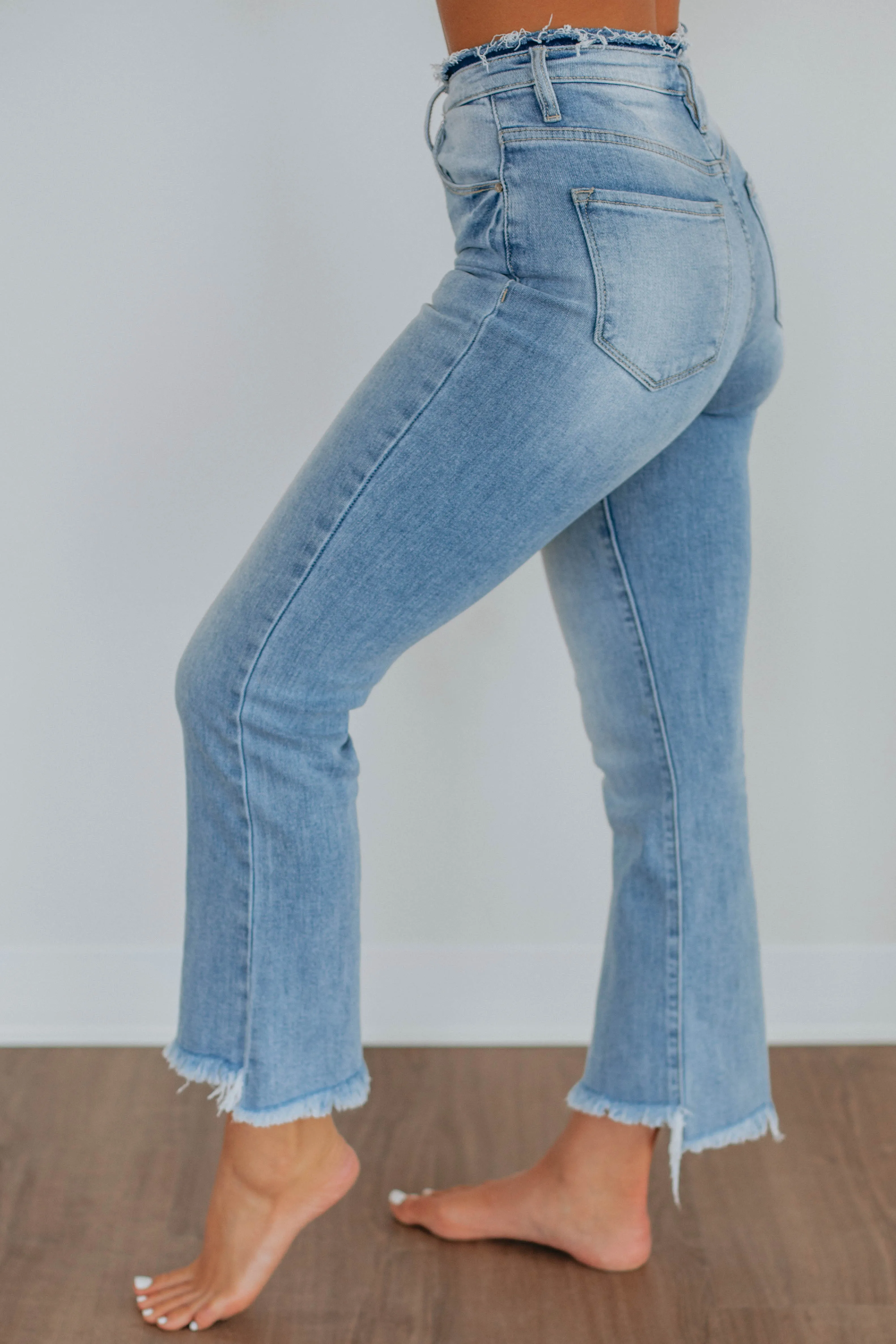 Classic Cut Casual Look Melody Risen Jeans