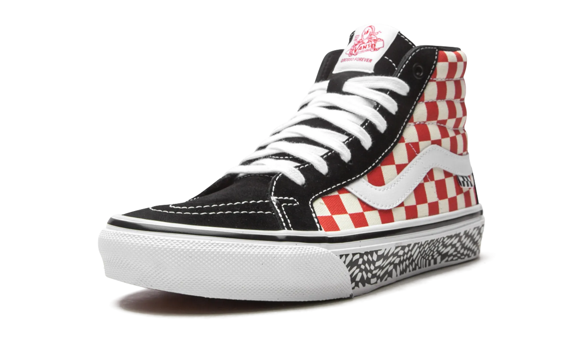 Skate Sk8-Hi Reissue "Grosso '84 - Checkerboard" Reinforced Seams
