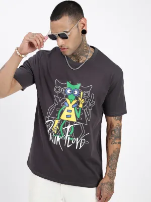 Business Meeting Classic Comfort Men's Graphic Grey Relaxed Fit T-Shirt