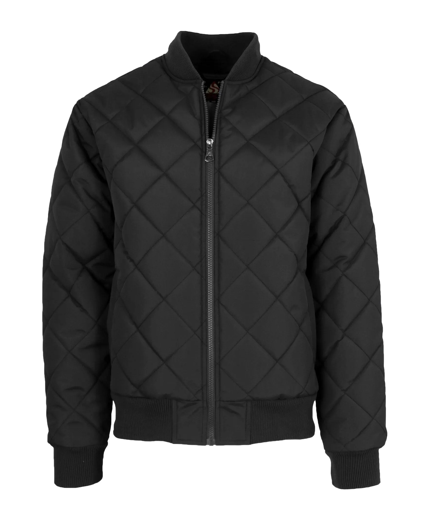 Men??s Quilted Bomber Jacket ?C Water-Resistant, Modern Fit with Ribbed Trim & Multiple Pockets Comfy Fit Piece HypoallergenicMaterial