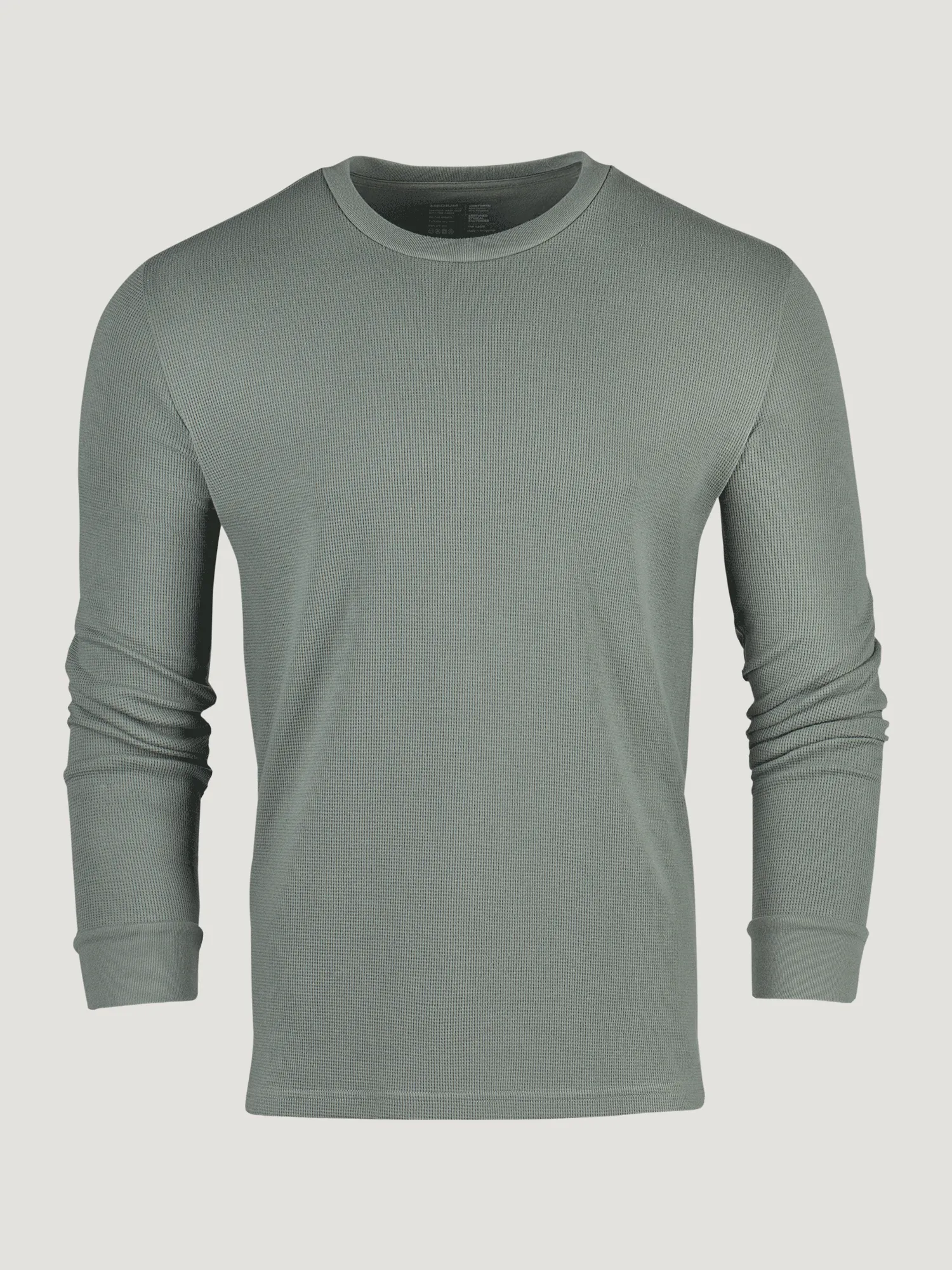 Mercury Green Thermal Long Sleeve Crew Trendy Wearable