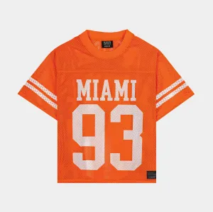 Miami Mesh Mens Jersey (Orange/White) anti static coating