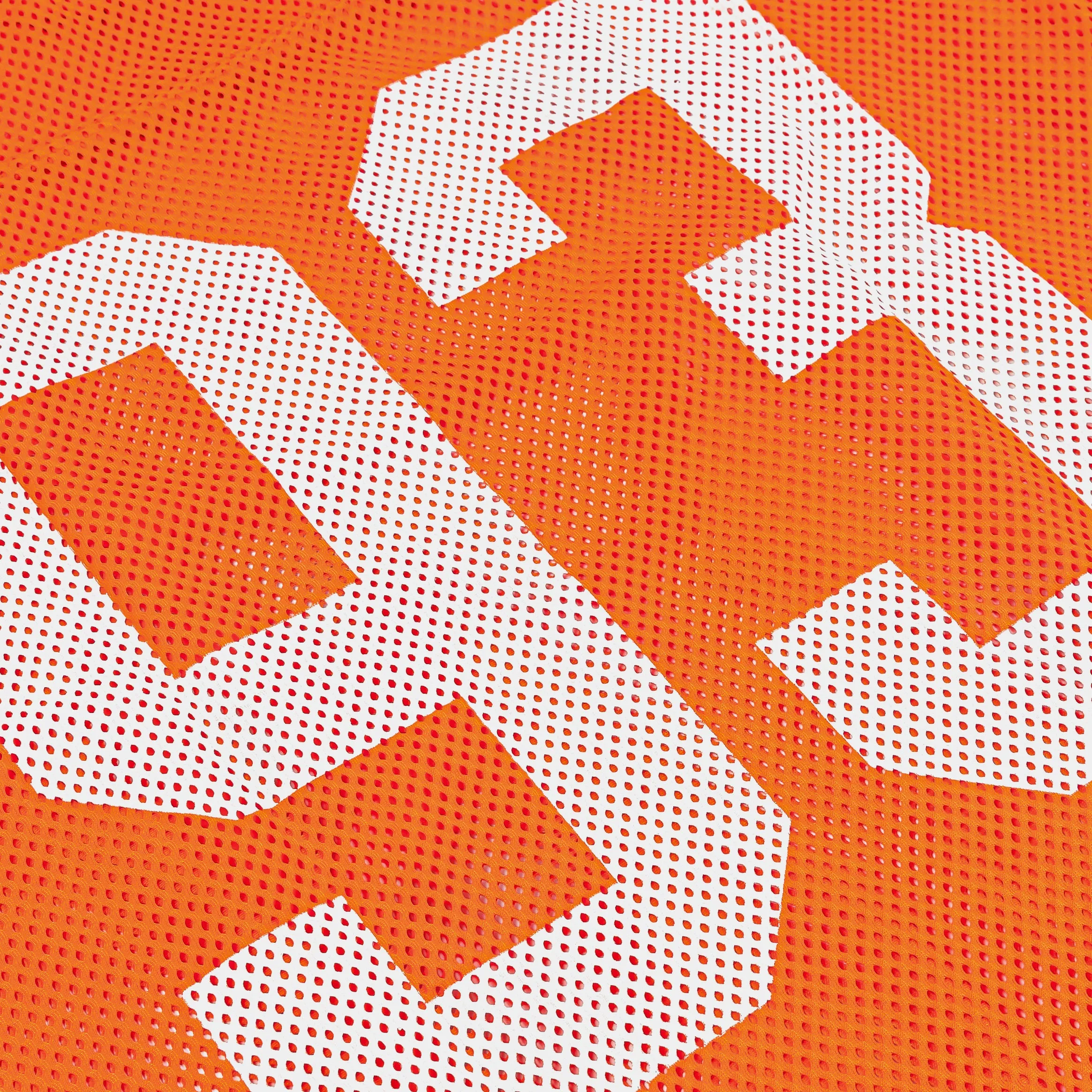 Miami Mesh Mens Jersey (Orange/White) Thermal Regulating Fabric