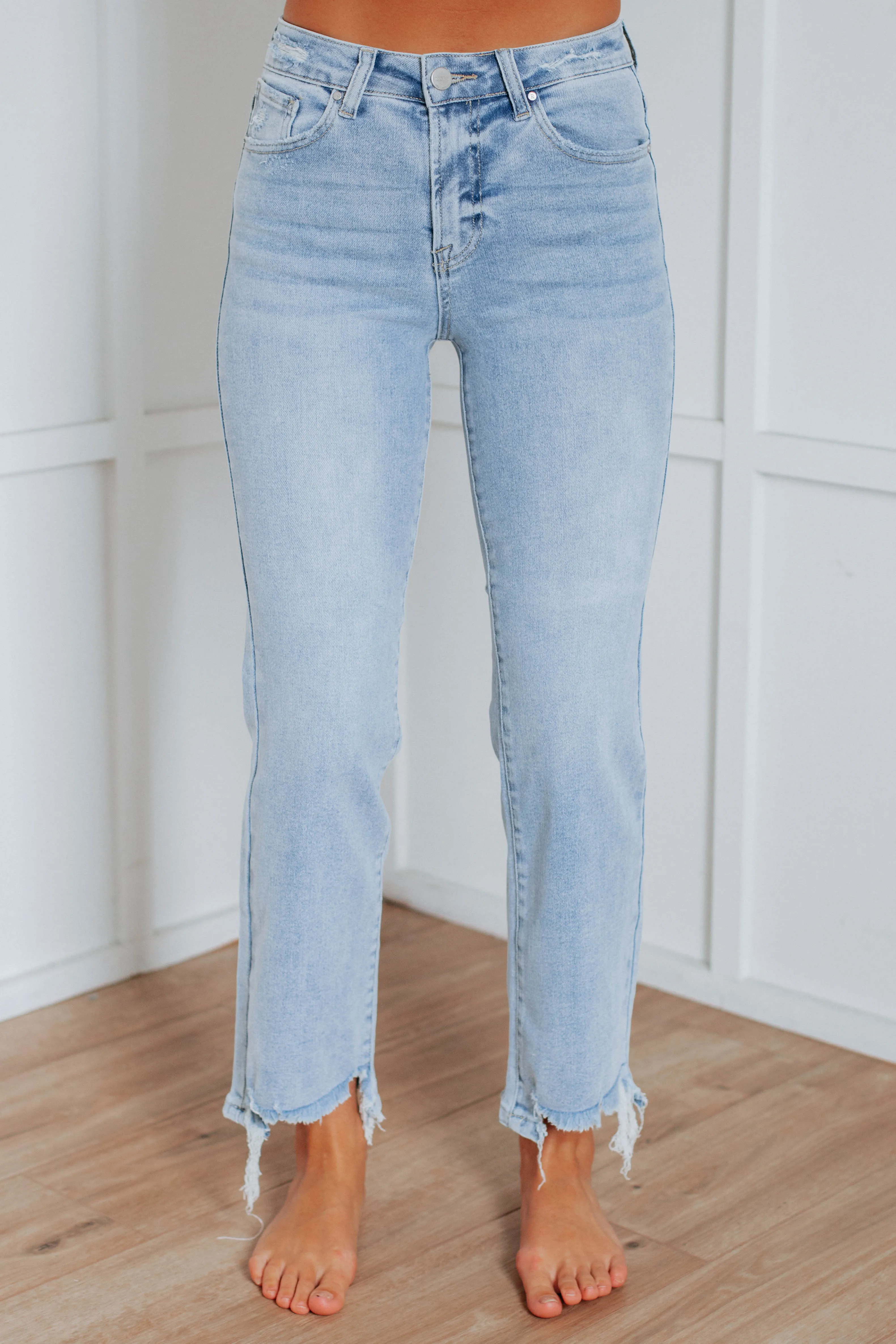 Millie Risen Jeans - Light Wash Moisture Wicking Lining