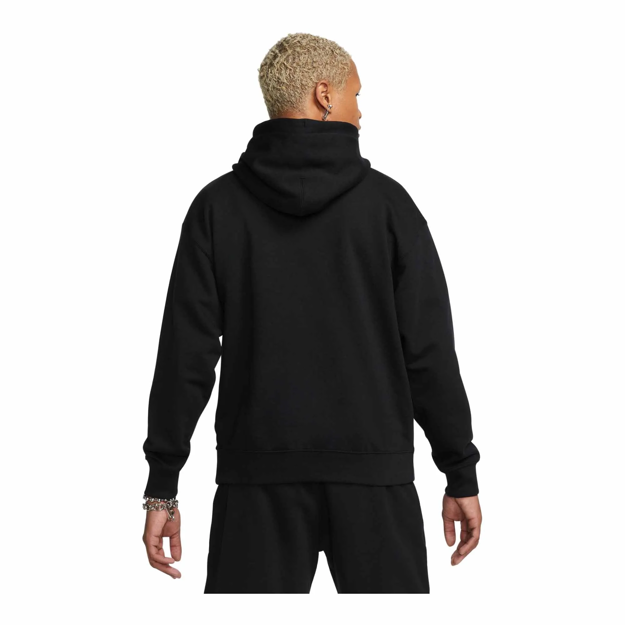 Nike Solo Swoosh Men's French Terry Pullover Hoodie Minimalist Look Hiking Essential
