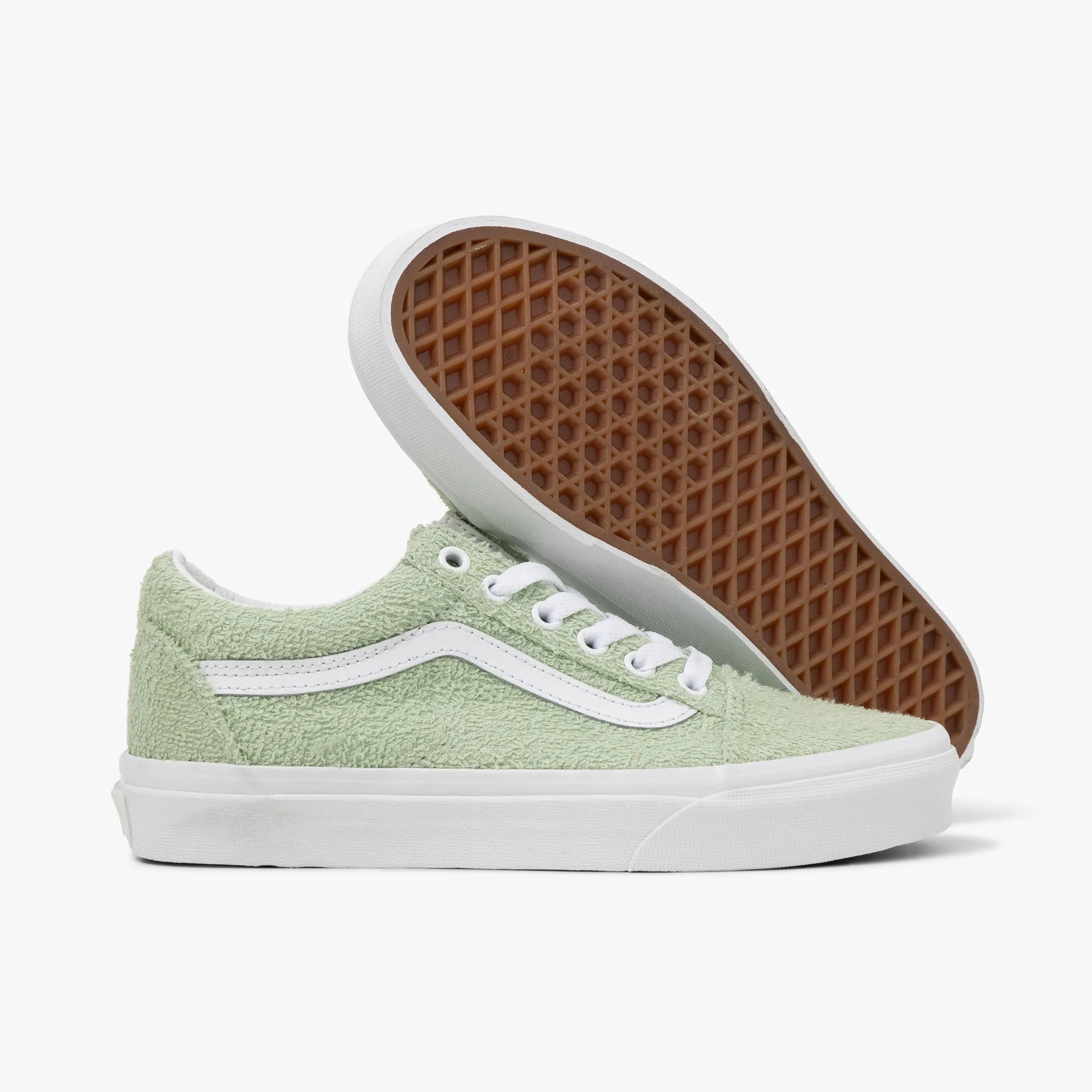 Slim Build Food Tour Vans Women's Old Skool Terry Cloth / Spray