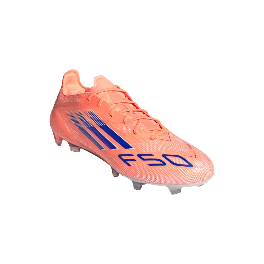Injury prevention Adidas F50 Elite FG Football Boots (Beam Orange/Lucid Blue/White)