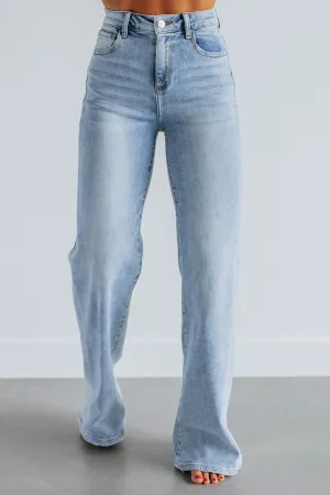 Cool Silhouette Montana Risen Jeans - Light Wash