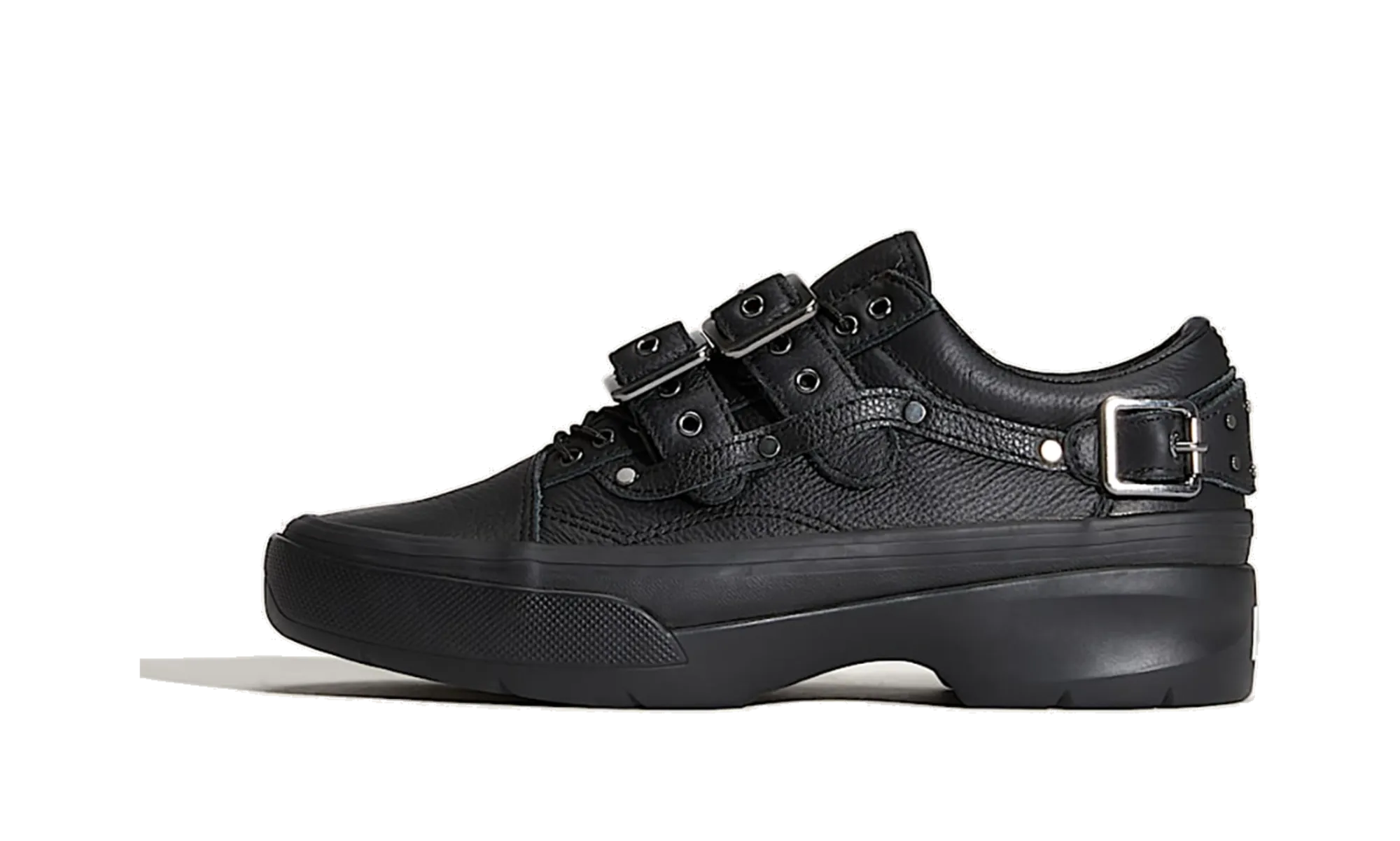 FU LX Old Skool Buckle "Black" Moon Walk Durable Rubber Outsole