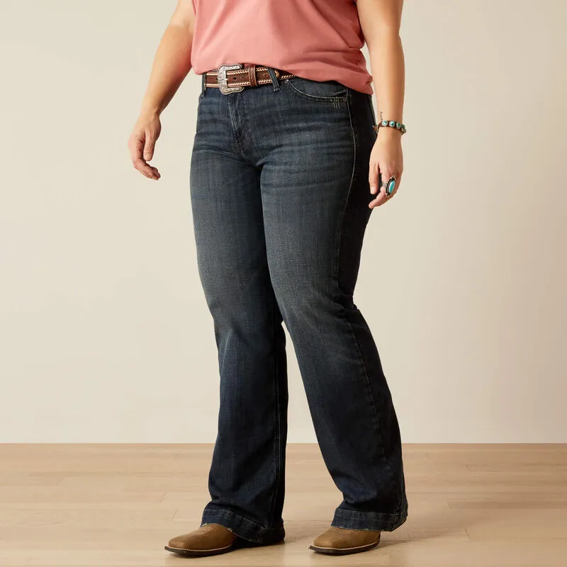 Ariat Women??s Perfect Rise Elsie Trouser Jean in Missouri (Available in Regular & Plus Sizes) Fashionable Waist Closet Classic