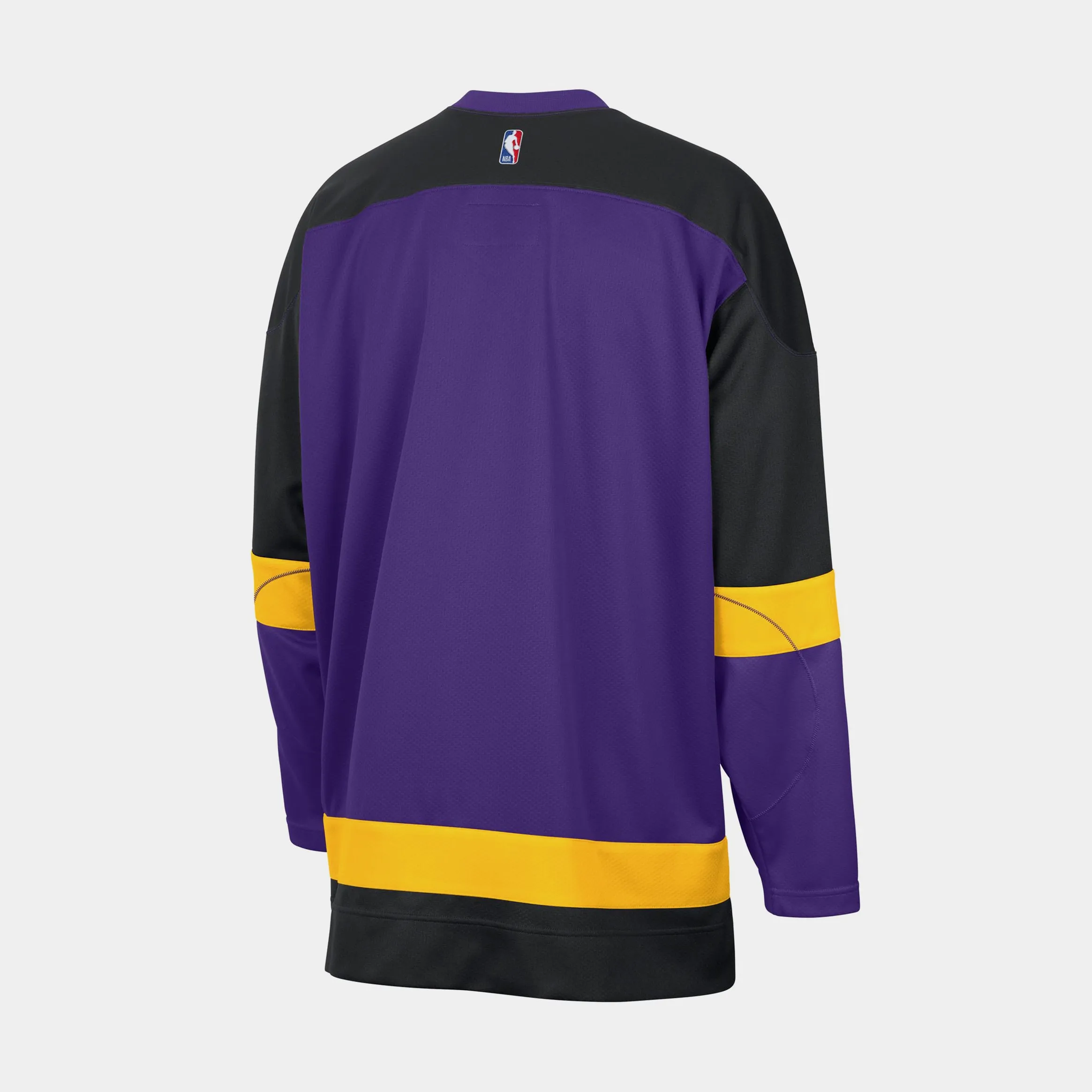 Hybrid Ply Construction Tactile Surface Weave Los Angeles Lakers City Edition Mens Jersey (Field Purple/Black/Amarillo/Black)