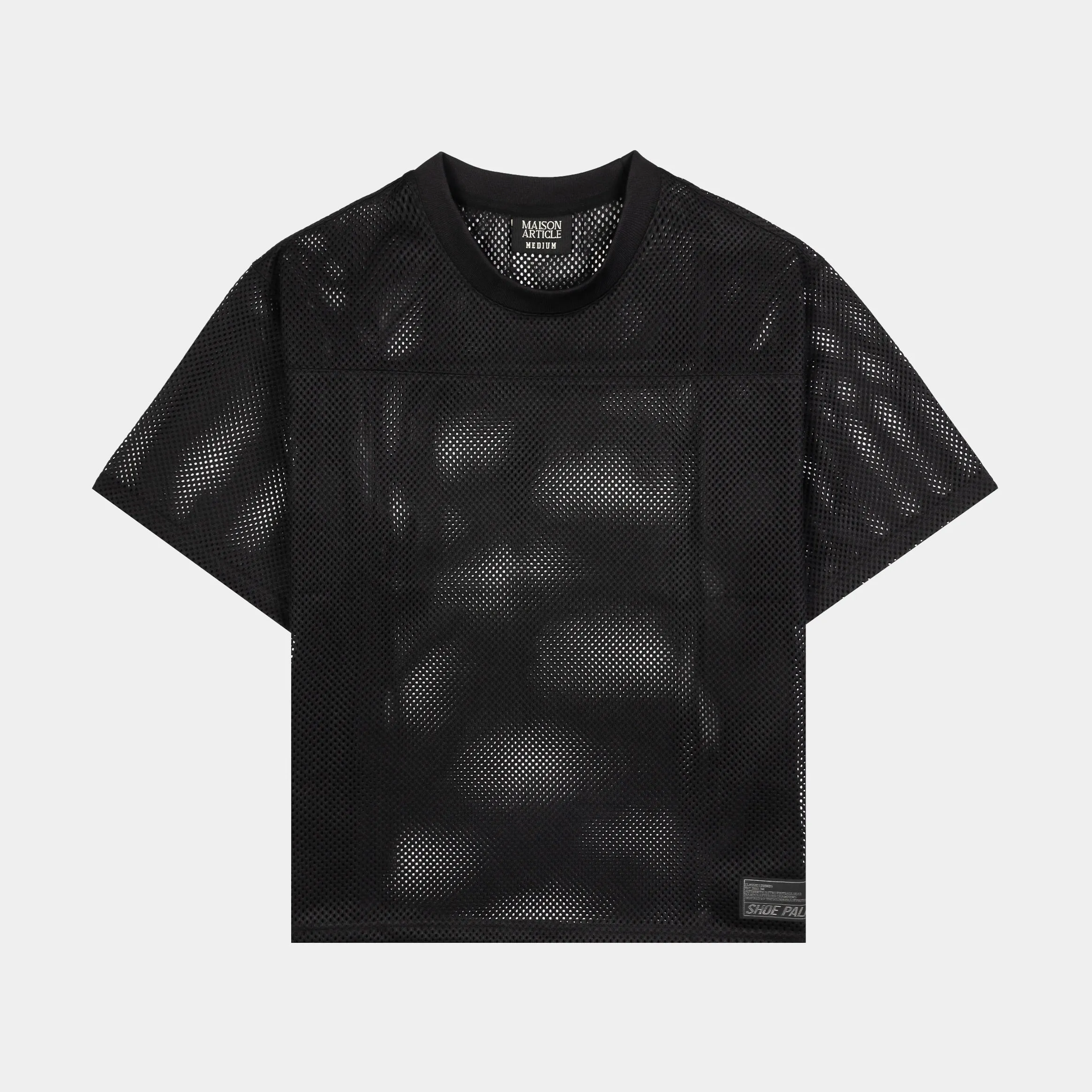 Boxy Mesh Mens Jersey (Black) Non Restrictive Tailoring