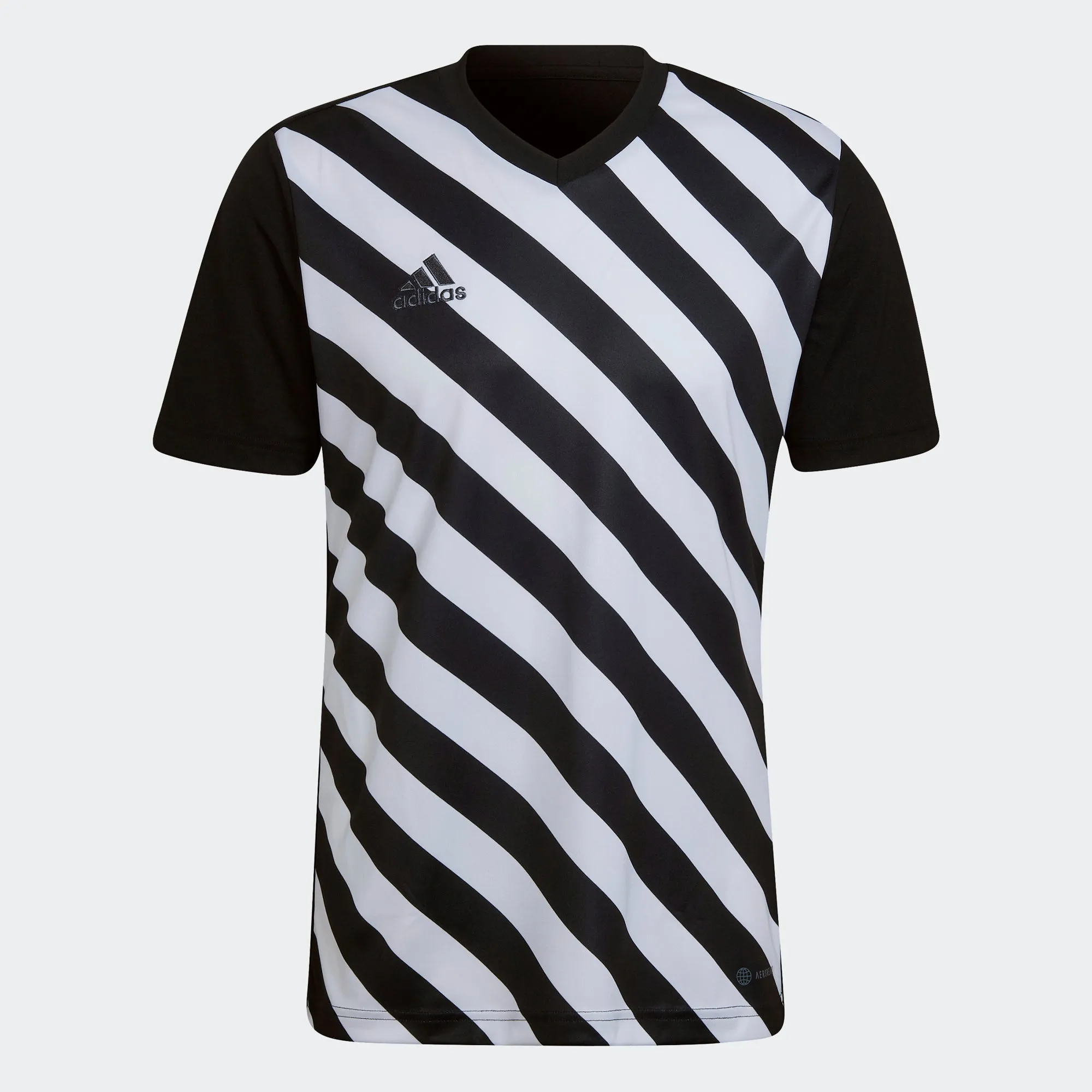 adidas ENTRADA 22 GRAPHIC Soccer Jersey | Black-White | Men's Customizable Fit System