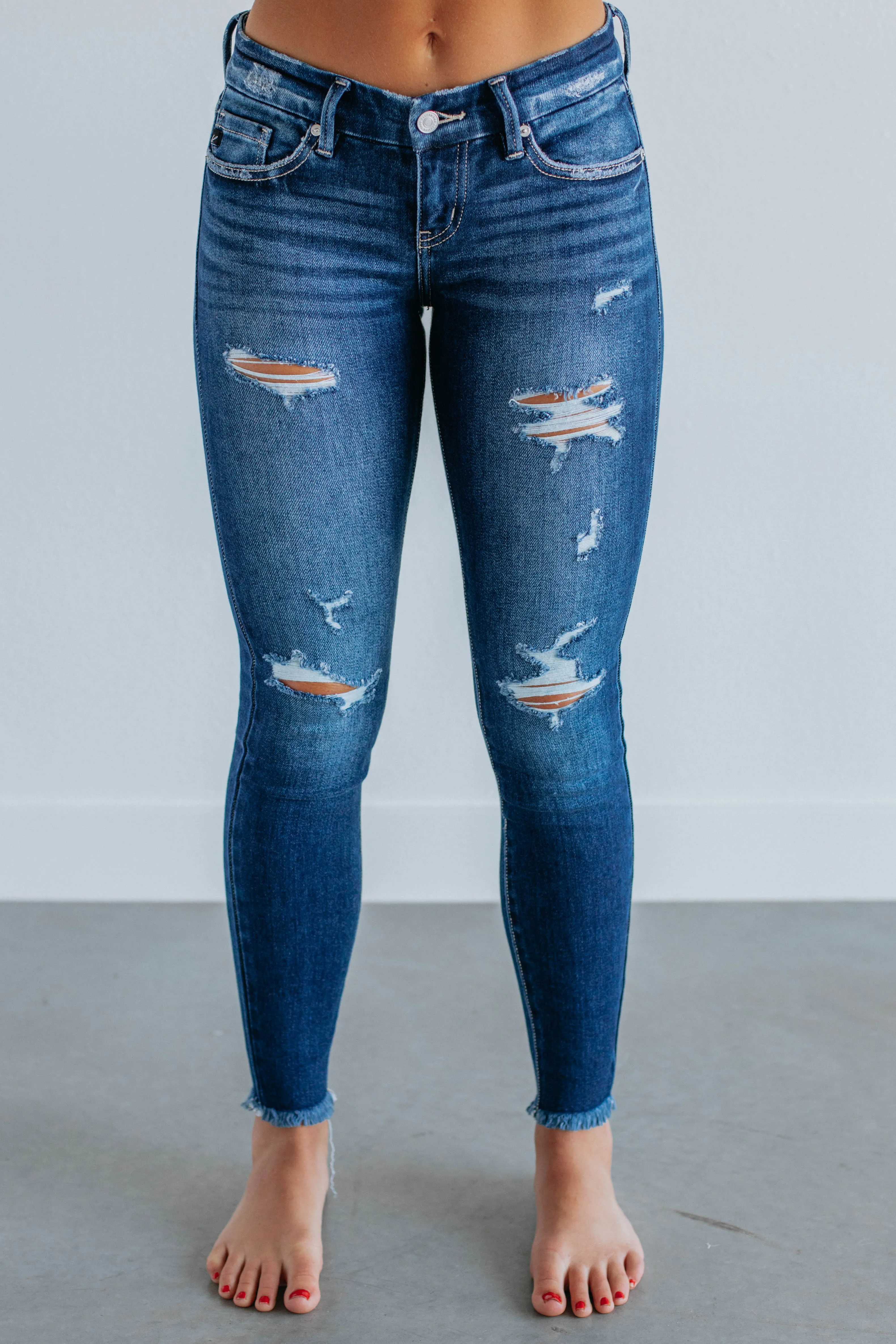 Flexible Match Tailored Fit Murrie KanCan Jeans - Dark Wash