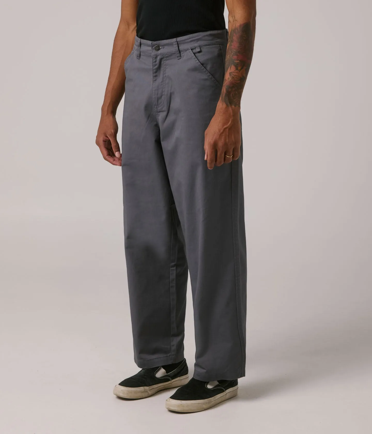Convertible legs REYNOLDS WORK PANT // GREY