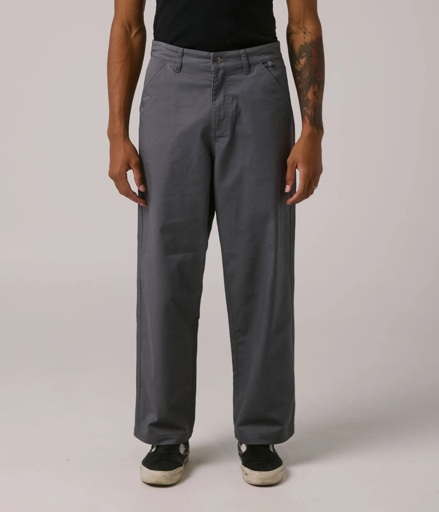 REYNOLDS WORK PANT // GREY StaticResistantMaterial Travel Friendly