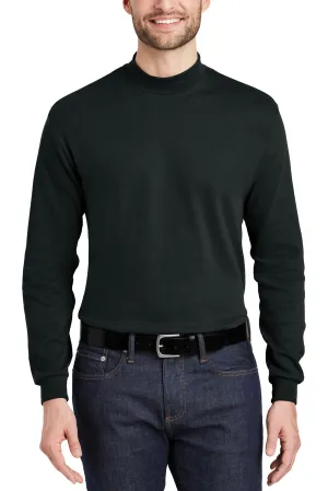 Modern Warmth JustBlanks Men's Lightweight Long Sleeve Mock Turtleneck Pullover