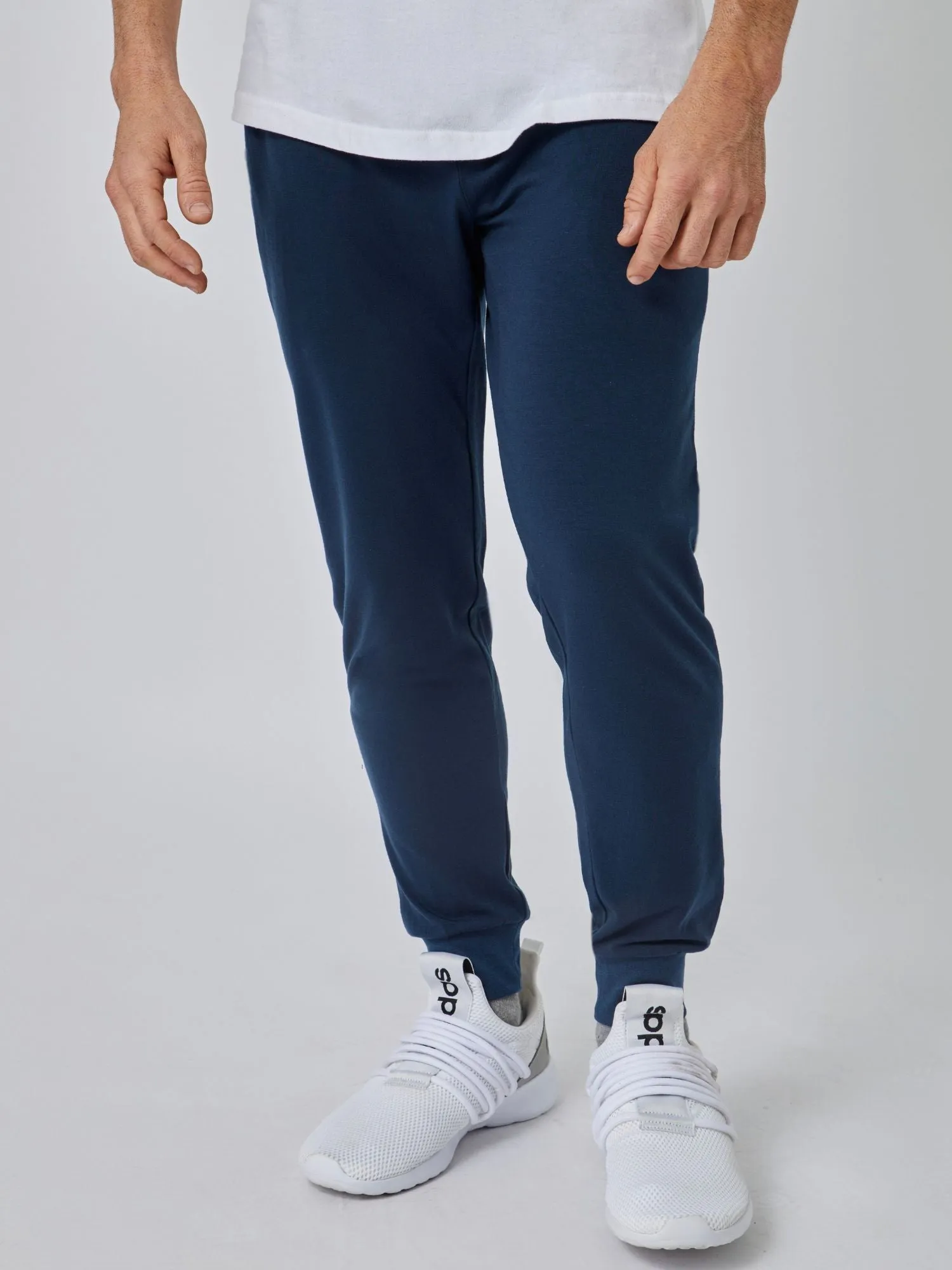Navy Day Off Jogger Soft Fabric Structured fabric