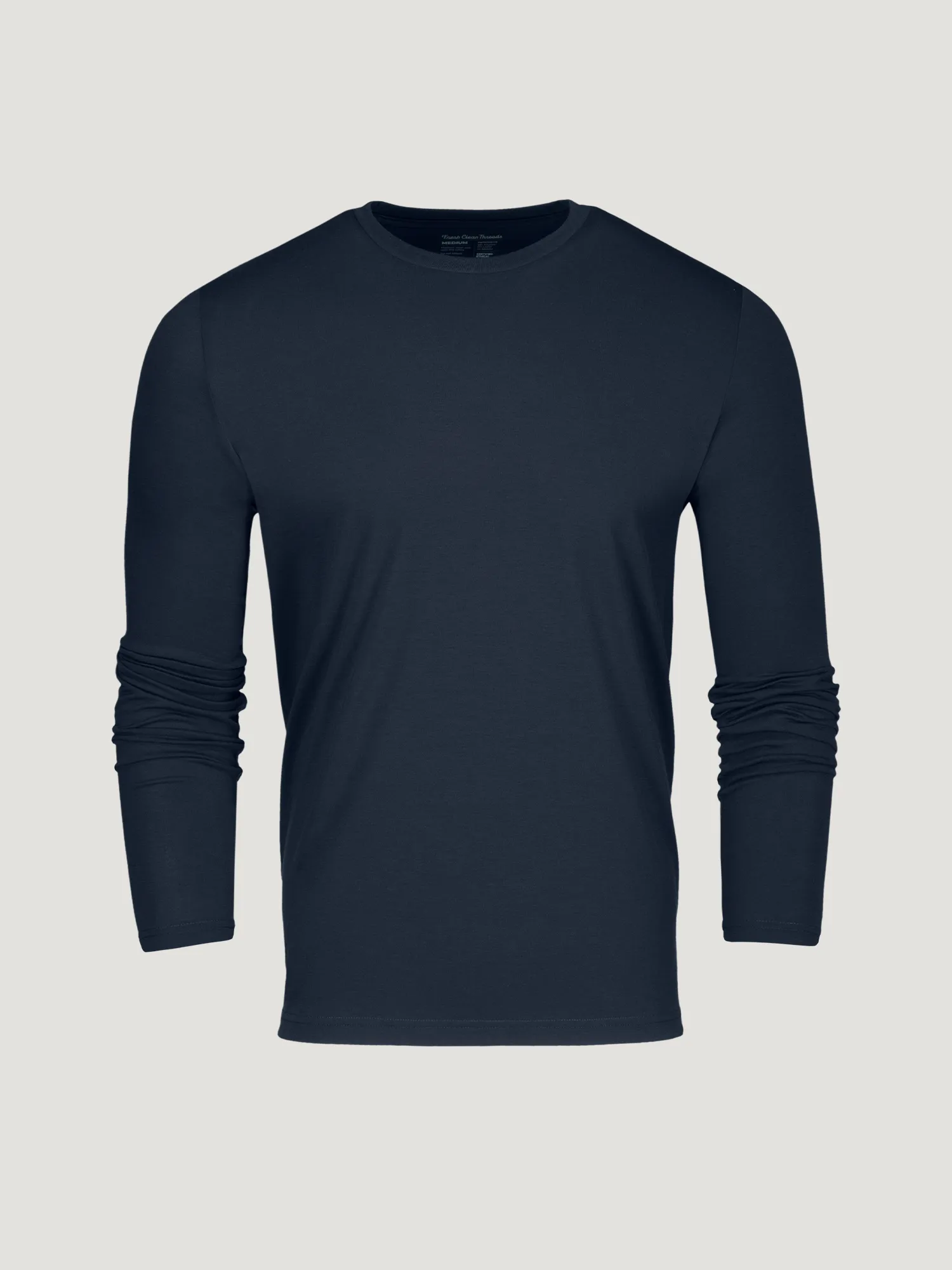Essential Piece Versatile Option Navy Performance Long Sleeve Crew
