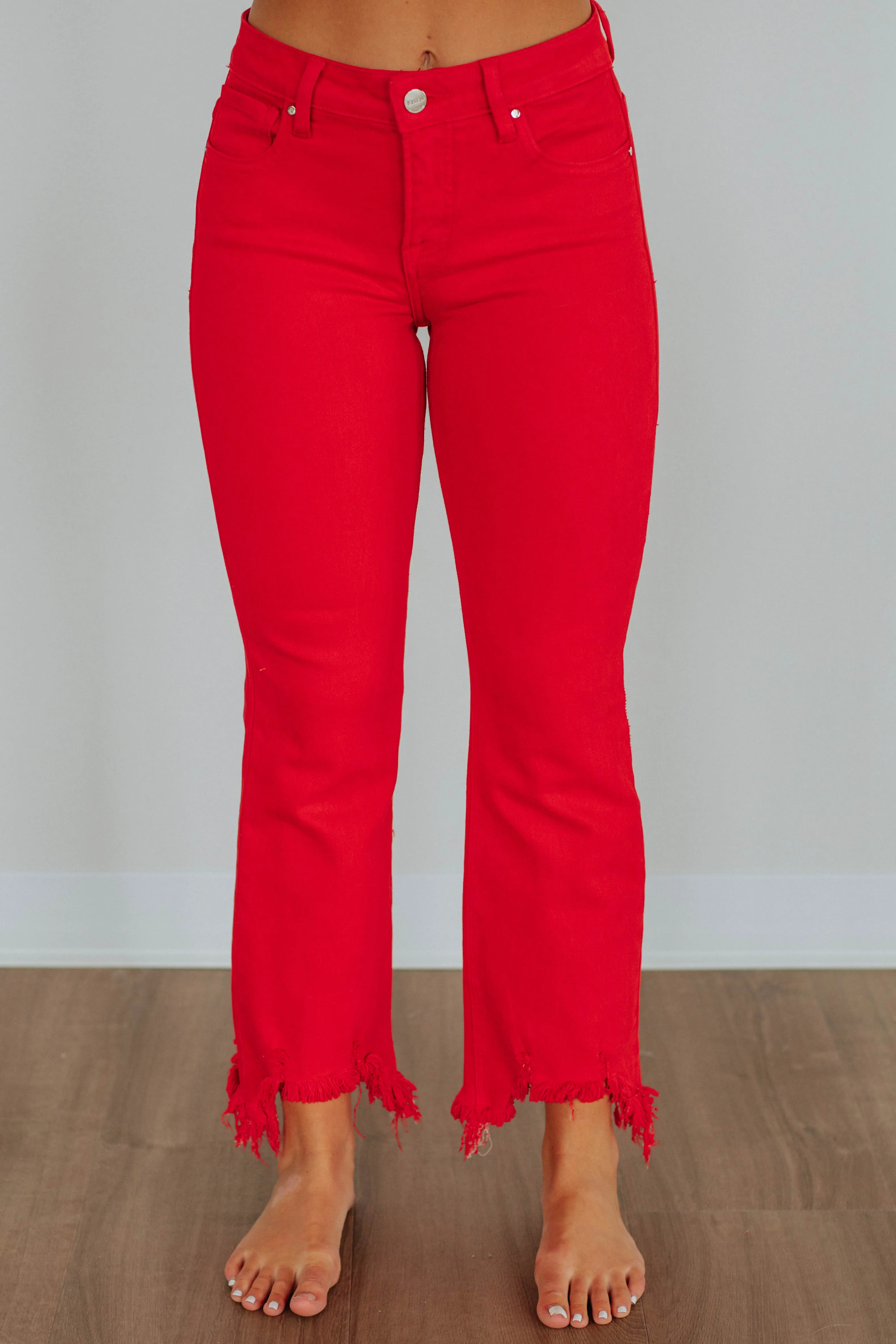 Office Wear Casual City Walk Casual Friday Neona Risen Jeans - Fiesta