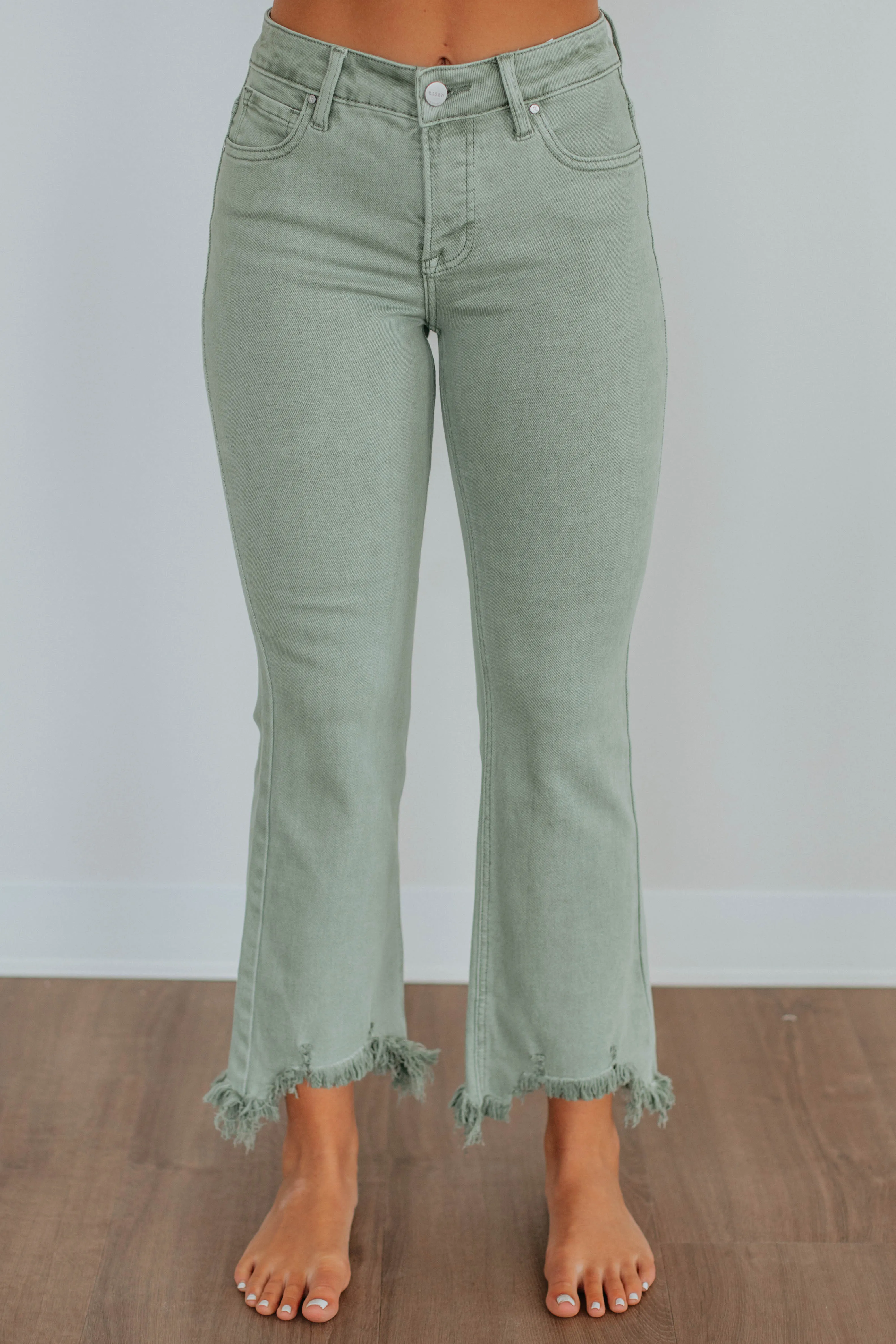Neona Risen Jeans - Olive Daily Function