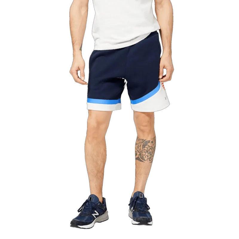 New Balance Men's Hoops Abstract Short Flexible Cut
