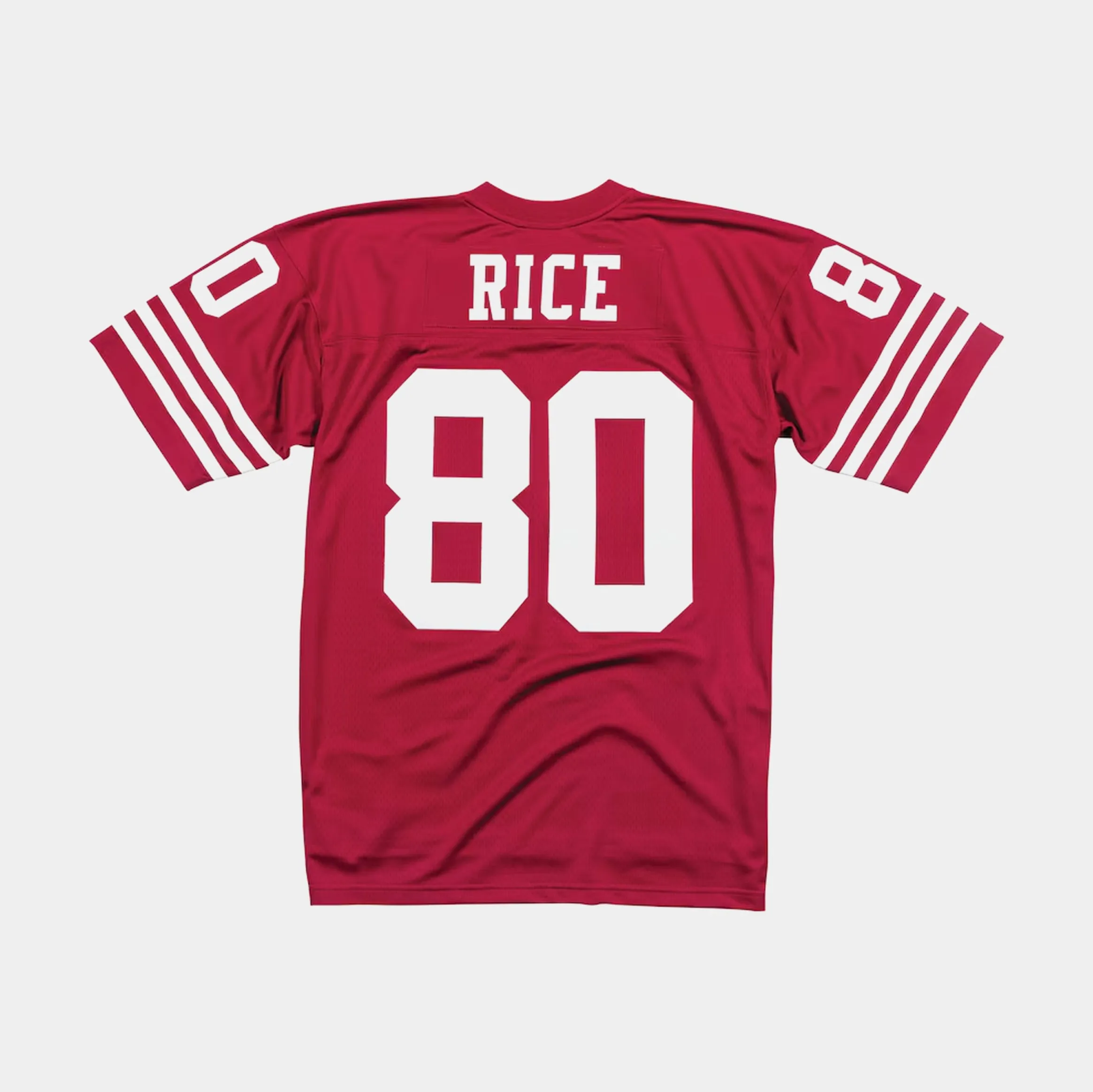 NFL Legacy San Francisco 49ers 1990 Jerry Rice Mens Jersey (Red/Whte) High Compression Support