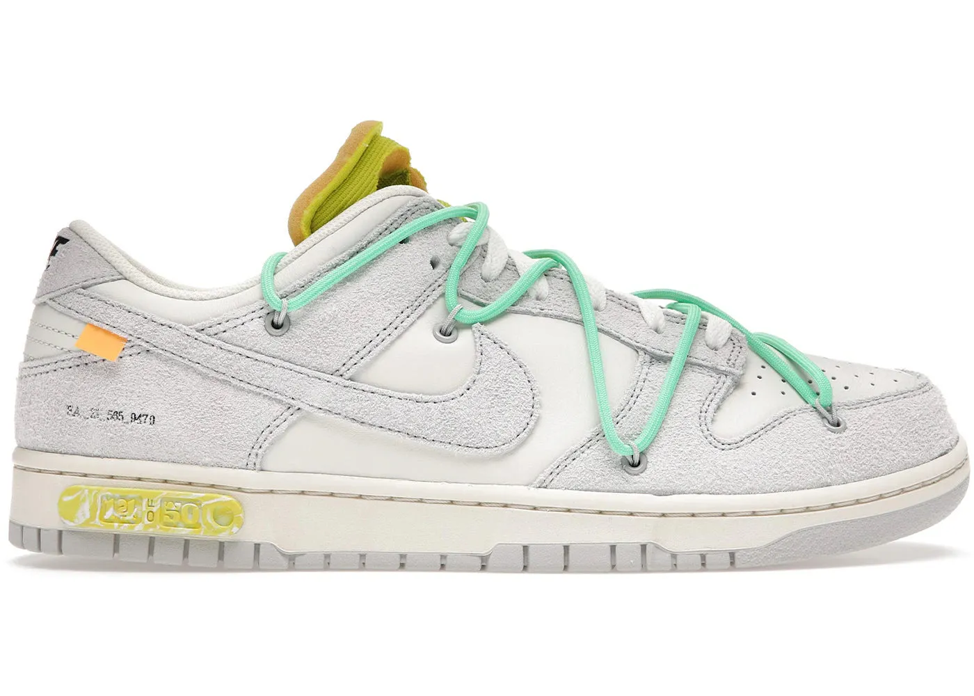 Nike Dunk Low Off-White Lot 14 Anti   Slip Design