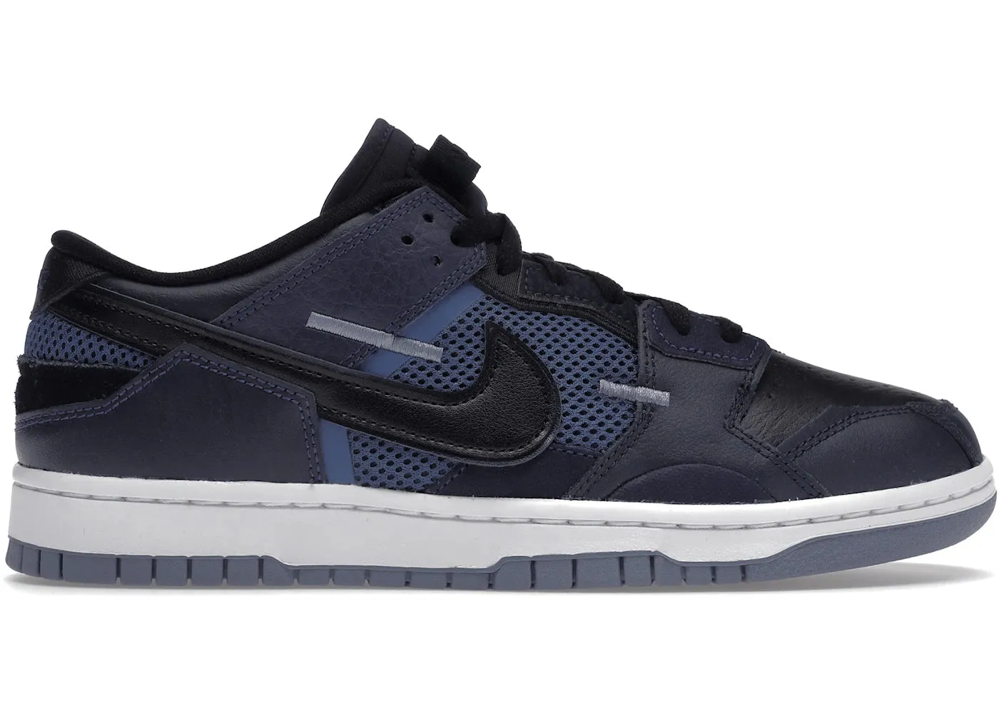 Nike Dunk Low Scrap Black Navy Skater Performance