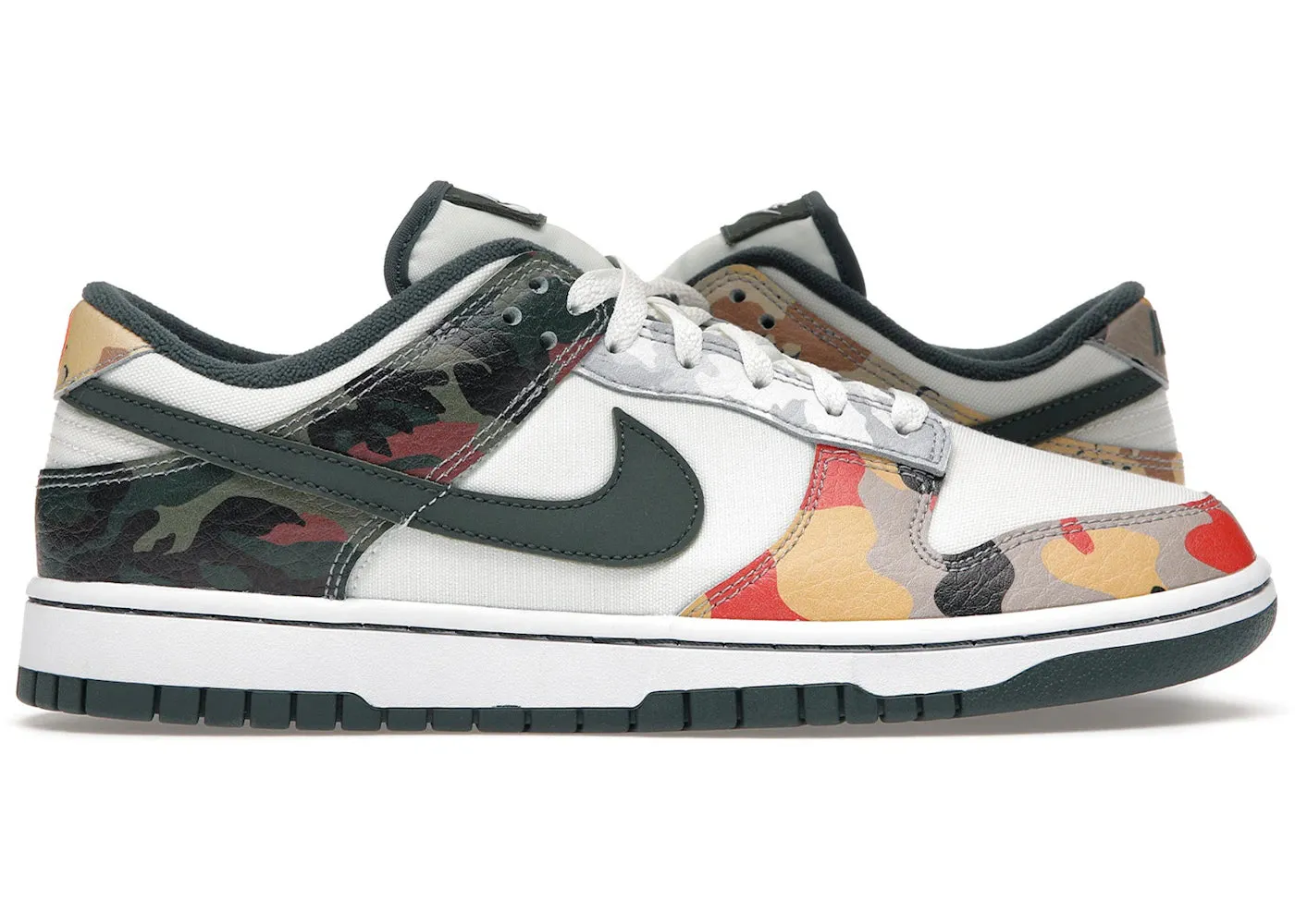 Nike Dunk Low Se Sail Multi-Camo Urban Trend Quick Ride Fit
