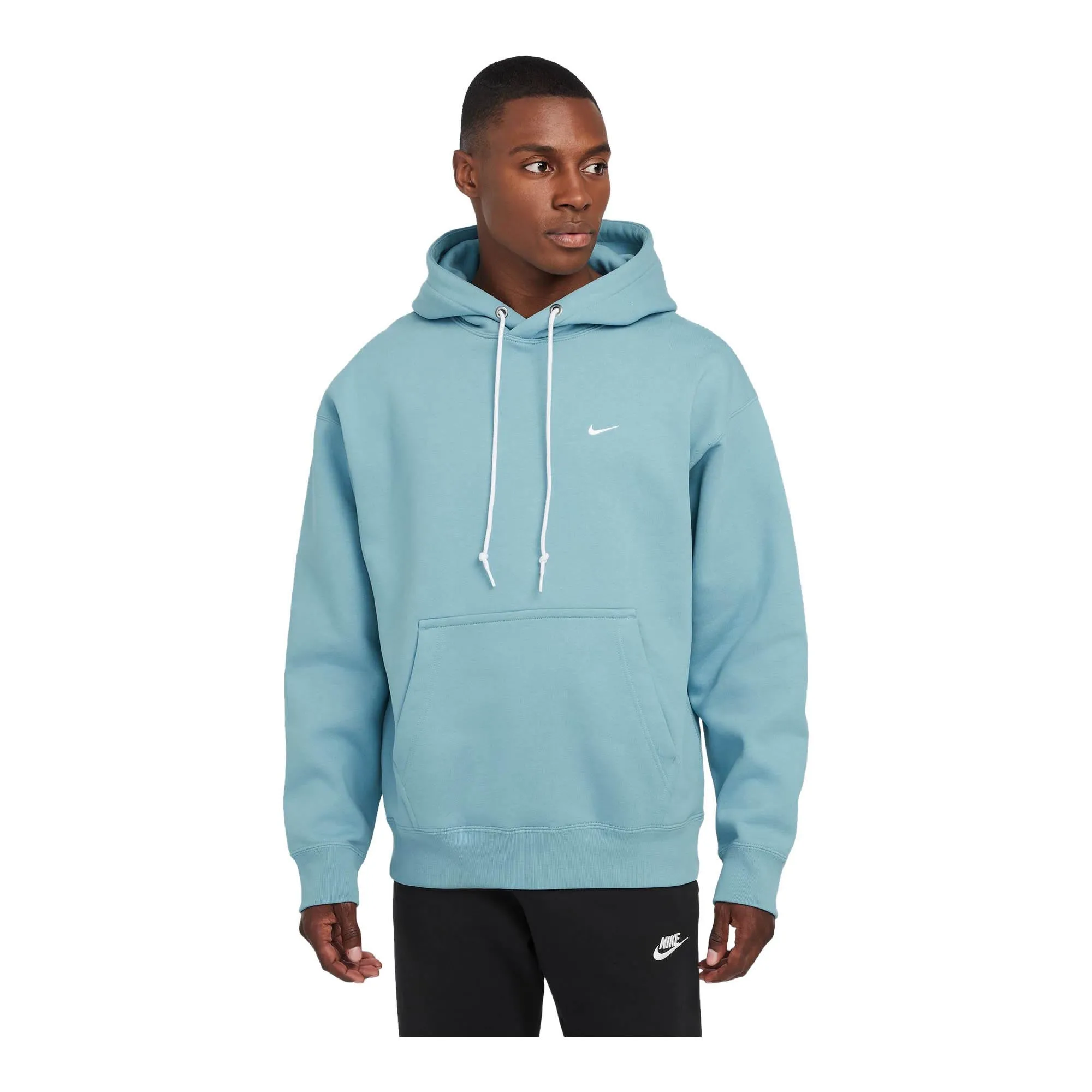 Nike Solo Swoosh Men's Fleece Pullover Hoodie pattern trend
