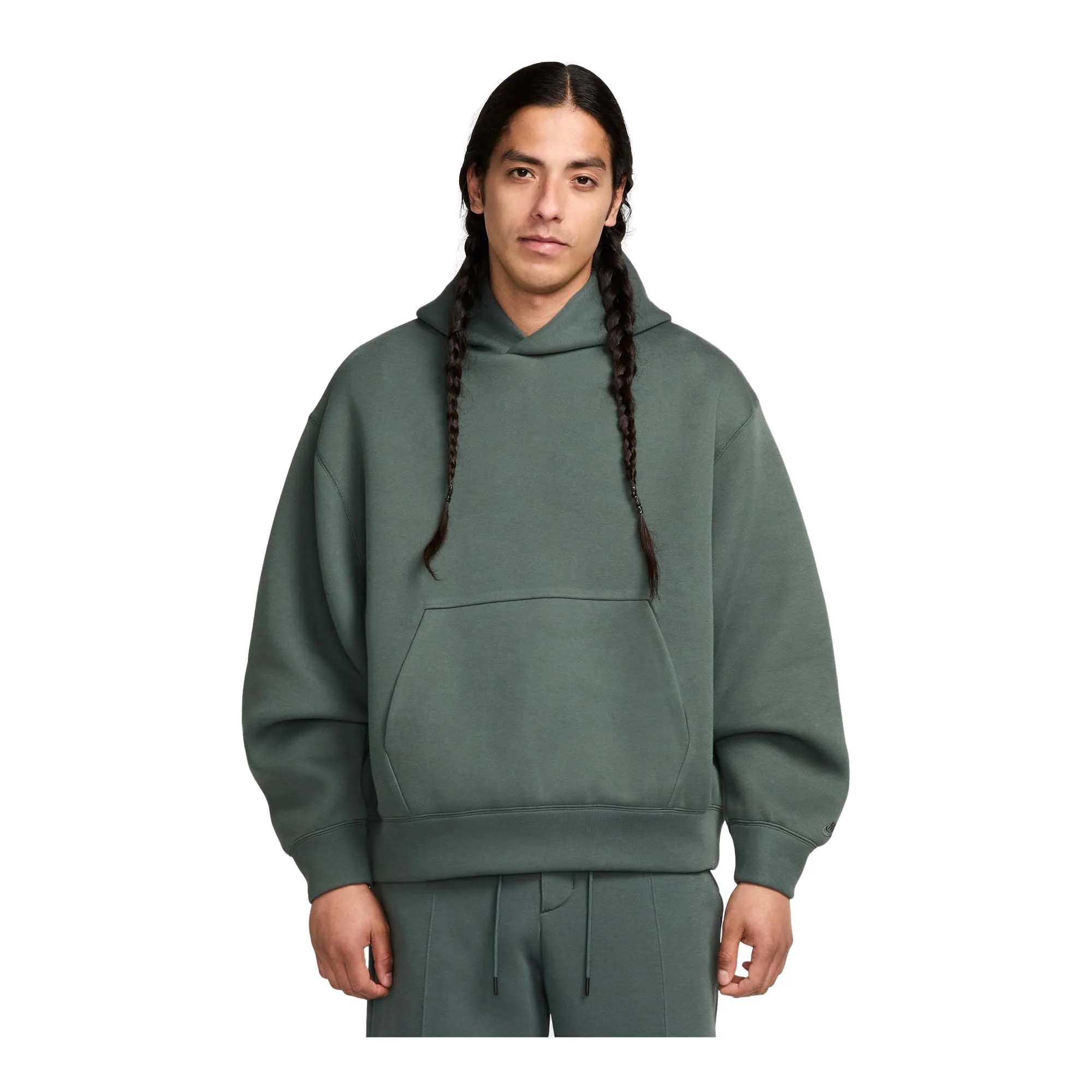 Nike Tech Reimagined Men's Fleece Hoodie goes with shorts