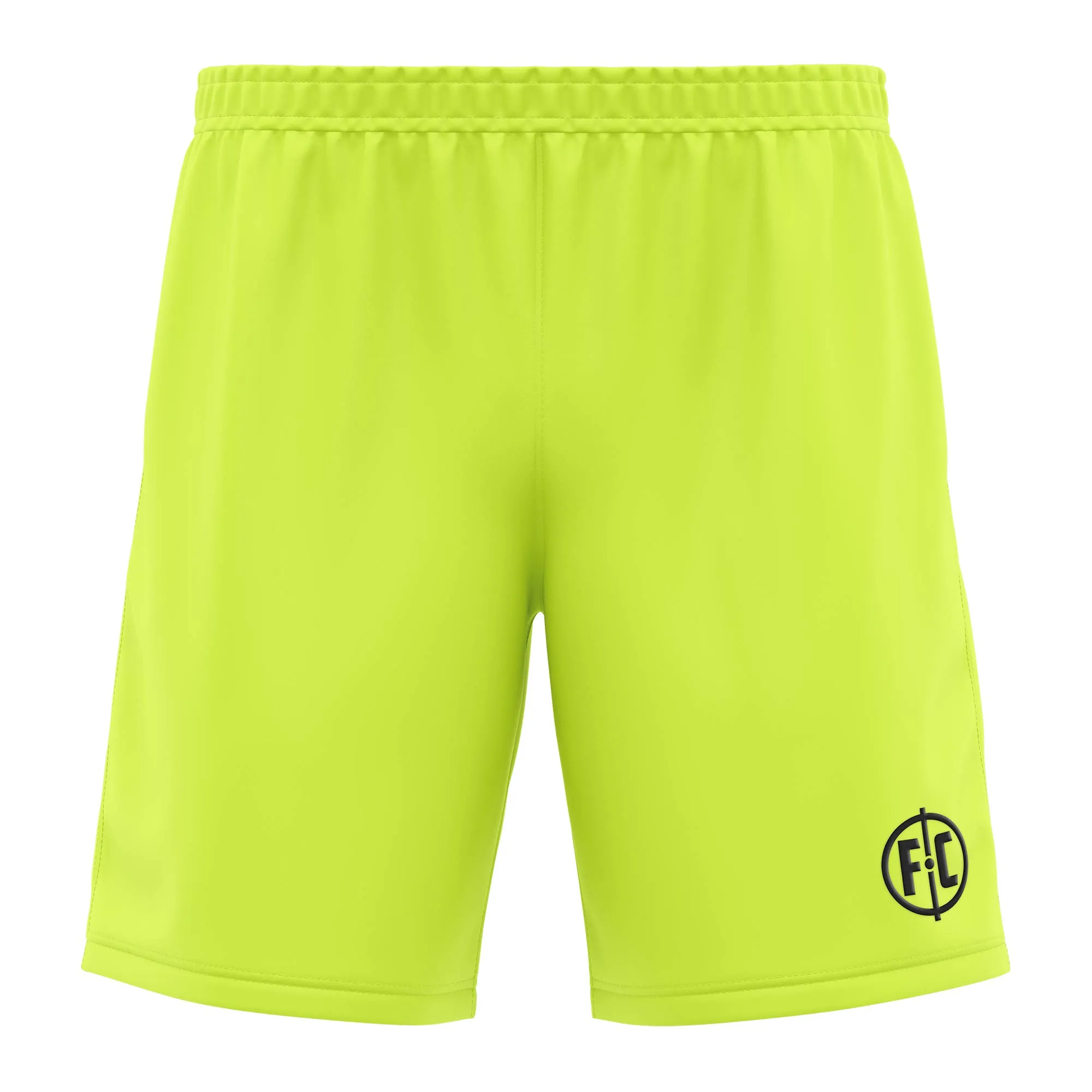 Active Look FC Match Football Short - Fluro Yellow